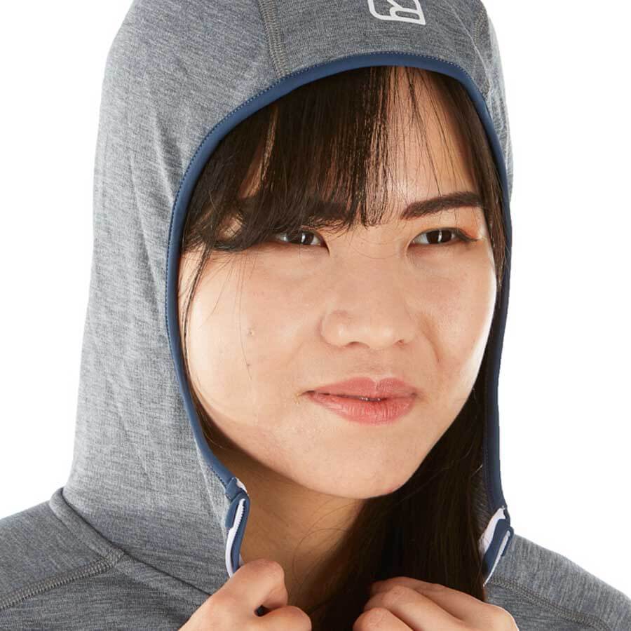 Ortovox Fleece Light Melange Women's Zip Neck Fleece