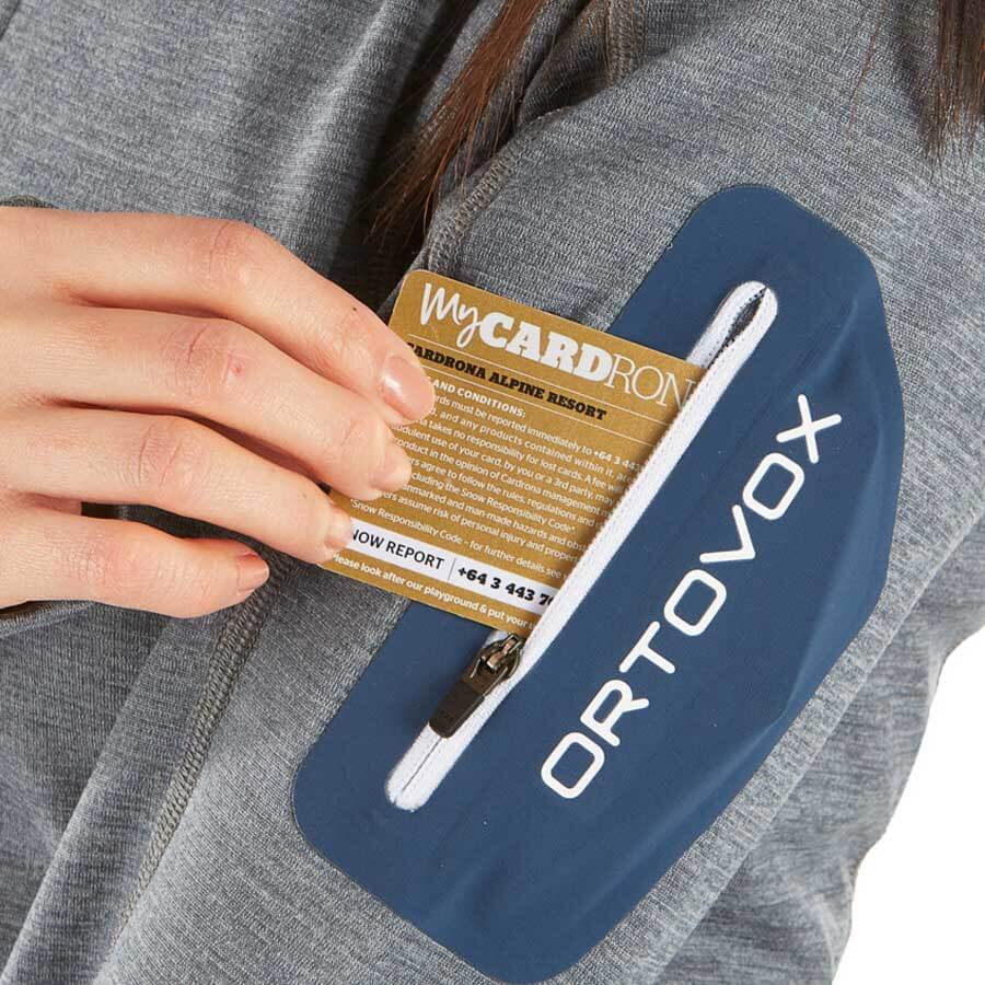 Ortovox Fleece Light Melange Women's Zip Neck Fleece