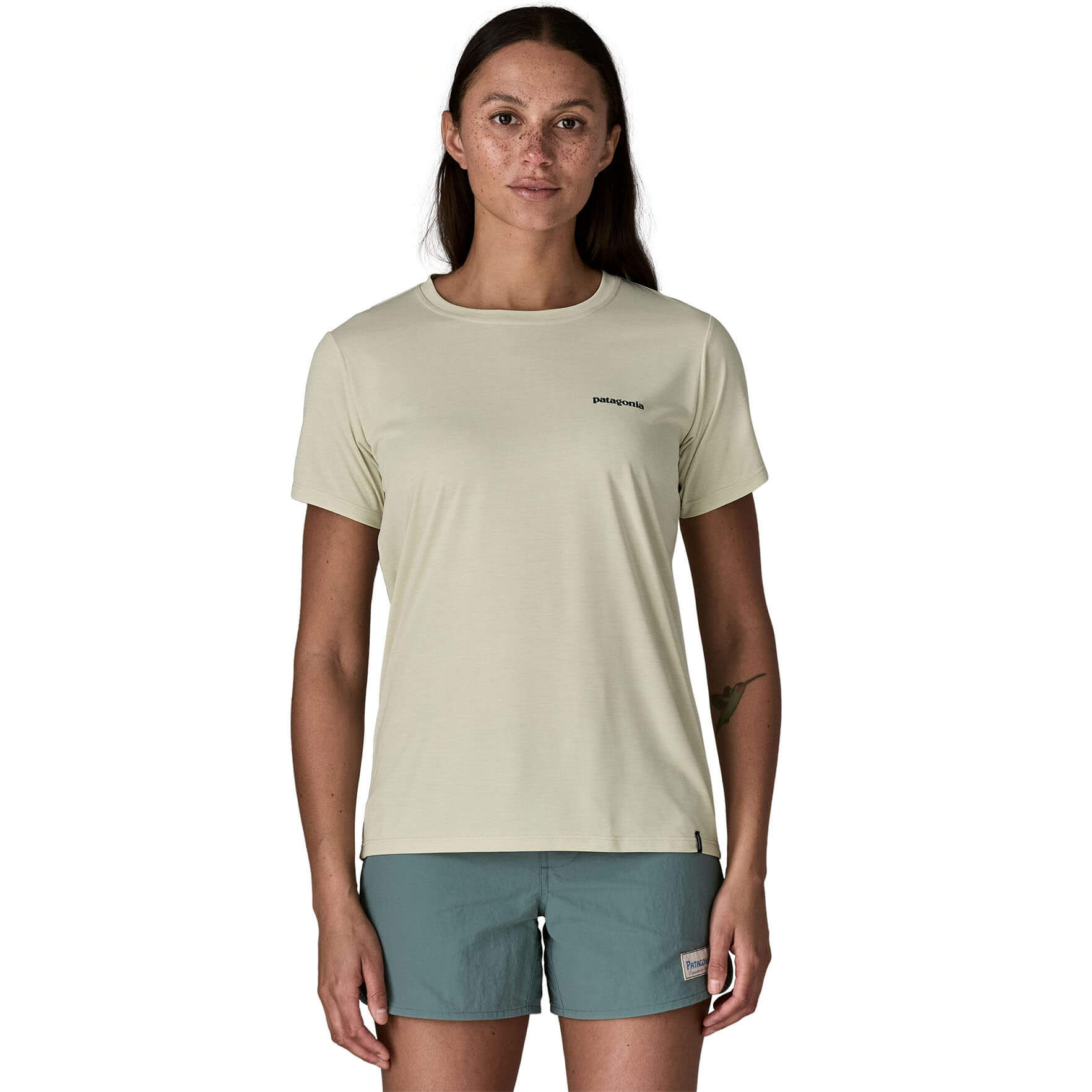 Patagonia Cap Cool Daily Boardshort Logo Women's Short Sleeve T-Shirt