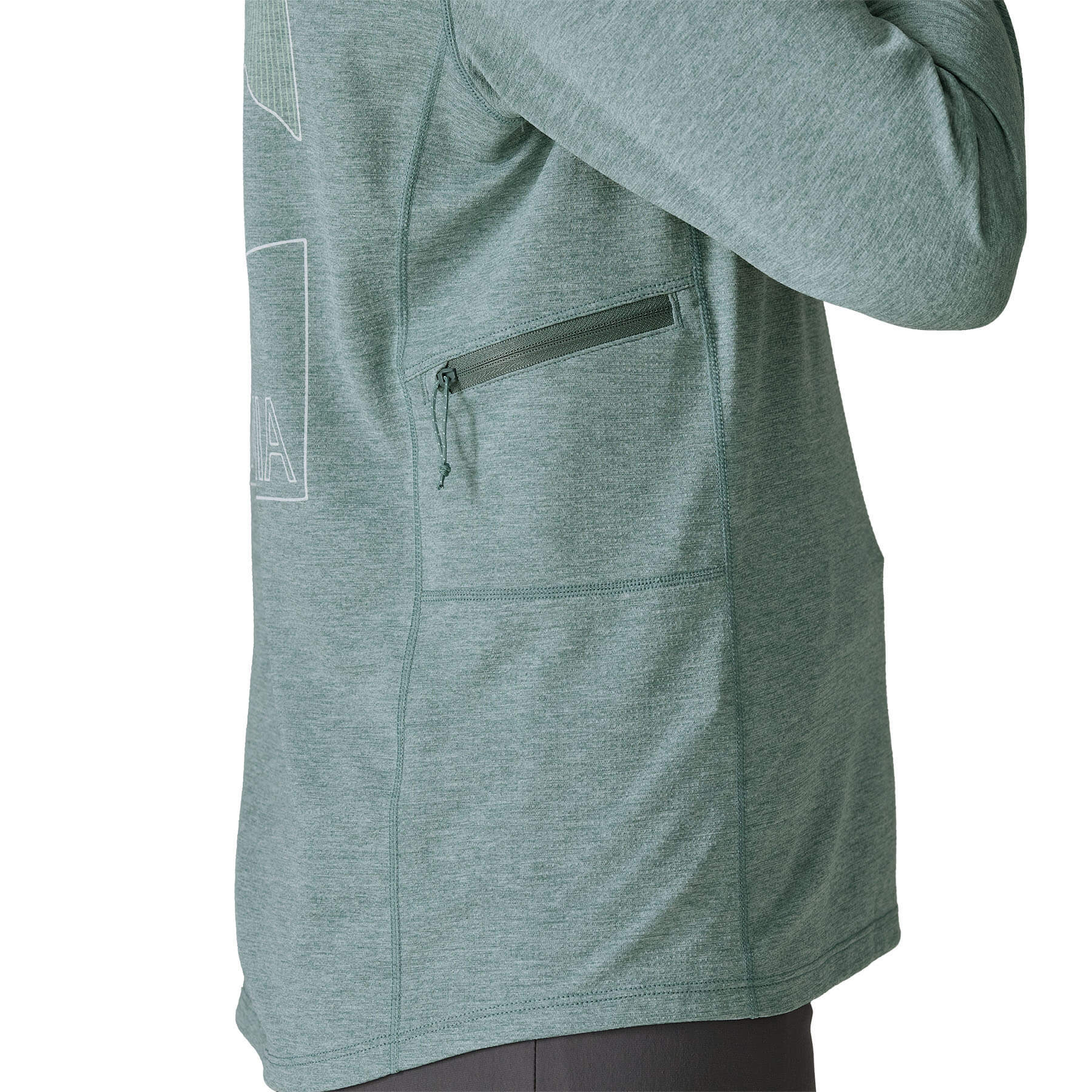 Patagonia Cap Cool Sun Hooded Peak Visions Women's  Long Sleeve T-Shirt