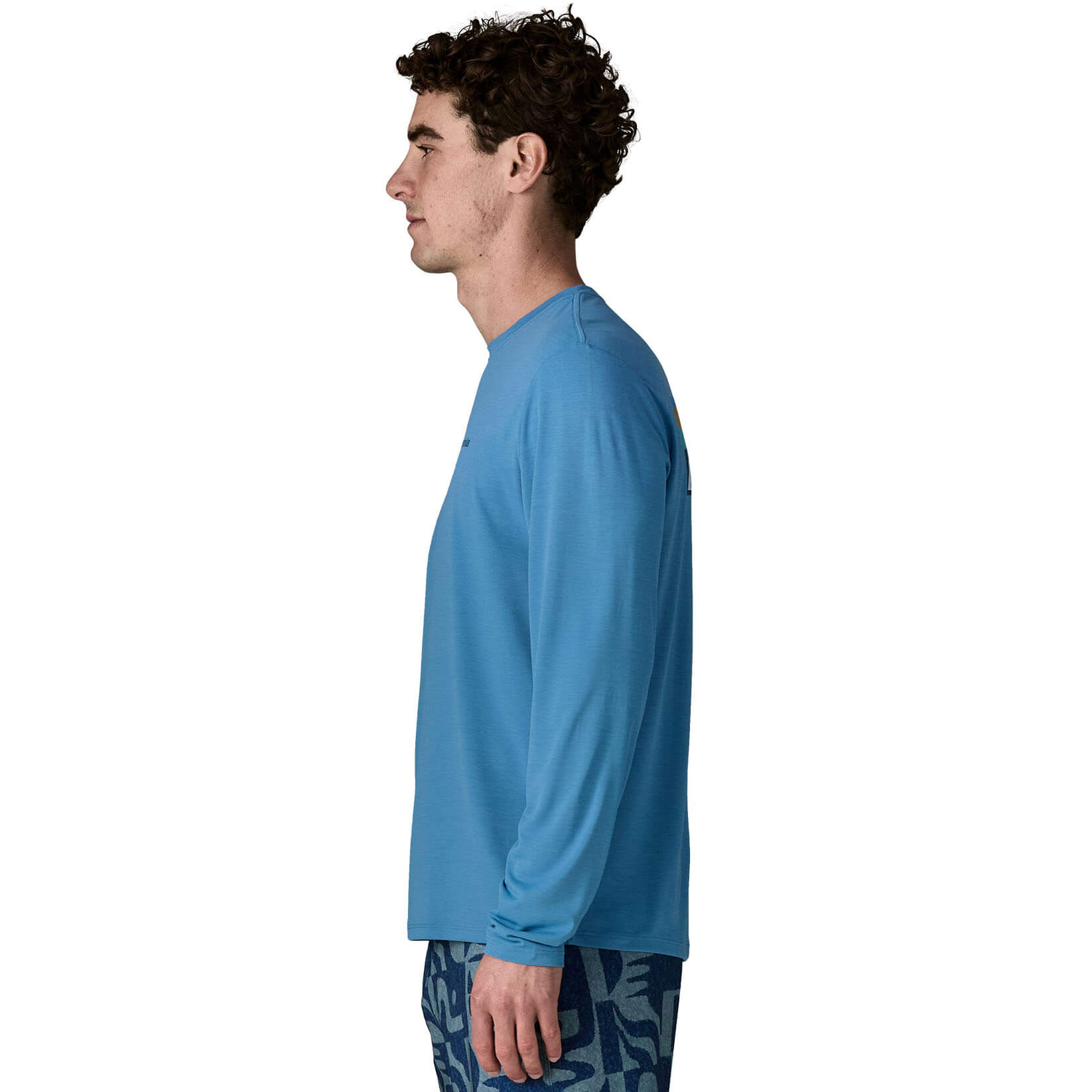 Patagonia L/S Cap Cool Daily - Boardshort Logo Long Sleeve T-Shirt