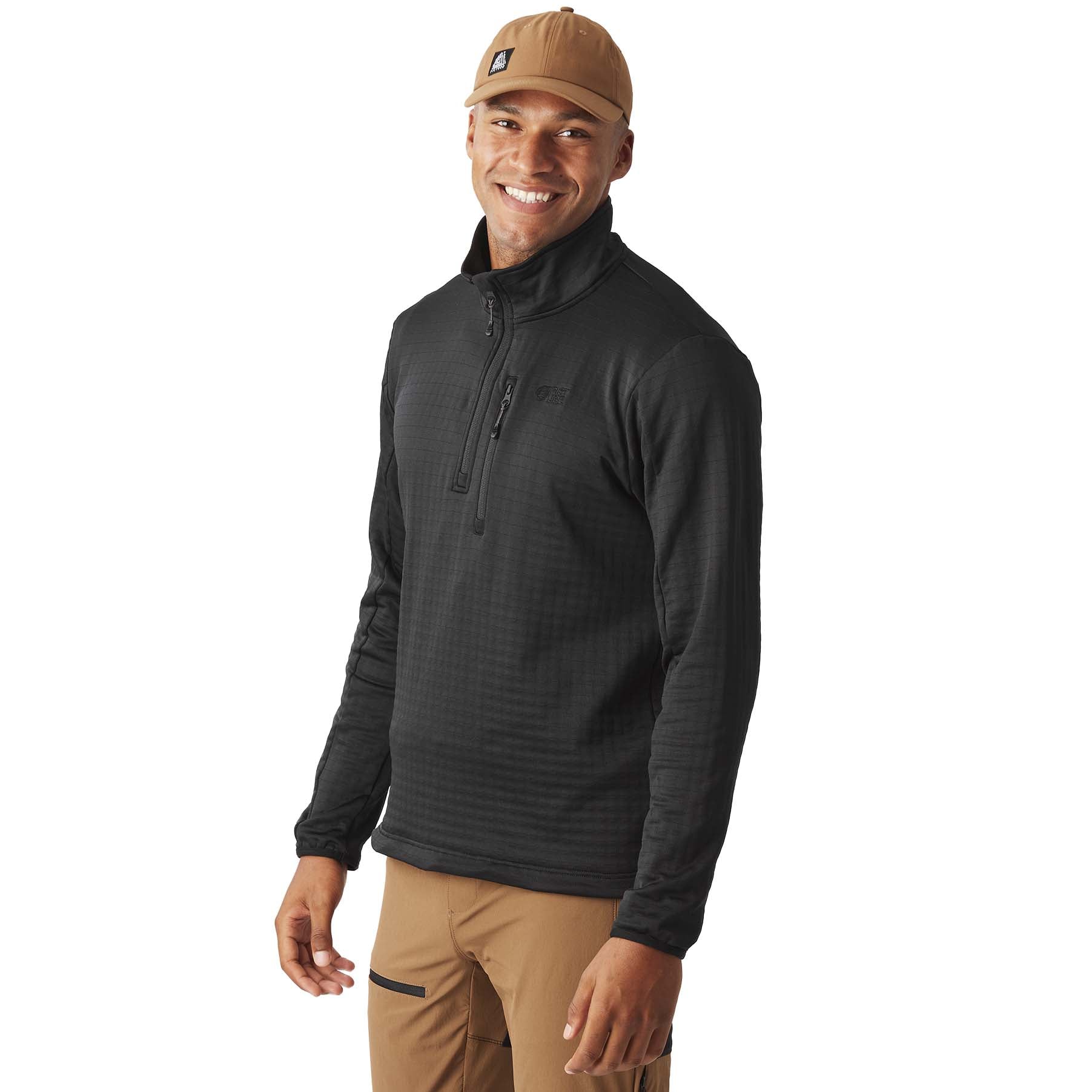 Picture Bake Grid 1/4 Zip Fleece