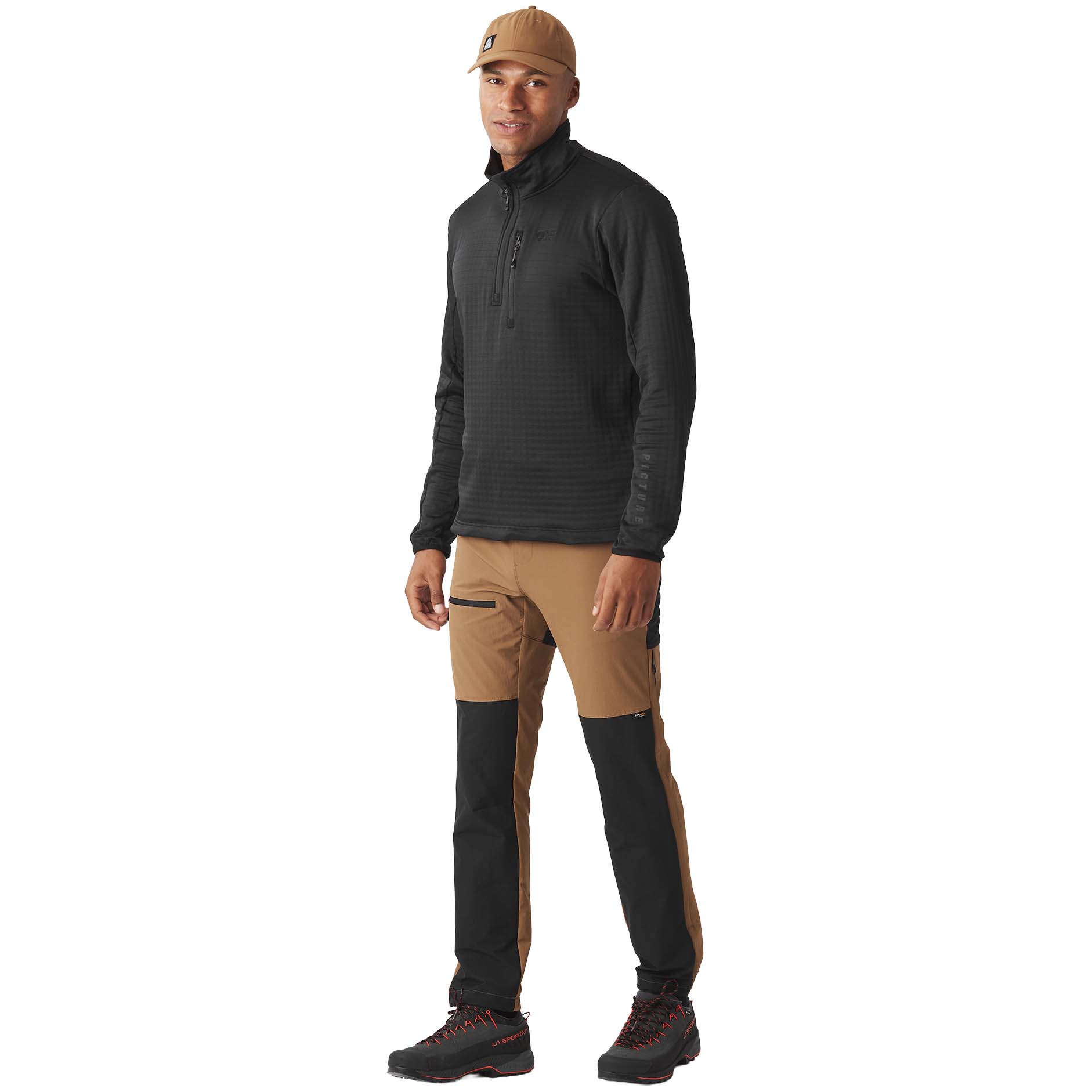 Picture Bake Grid 1/4 Zip Fleece