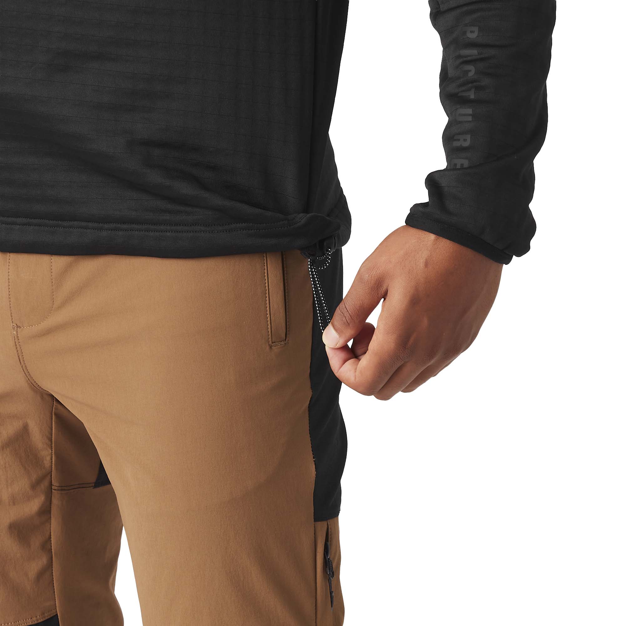 Picture Bake Grid 1/4 Zip Fleece