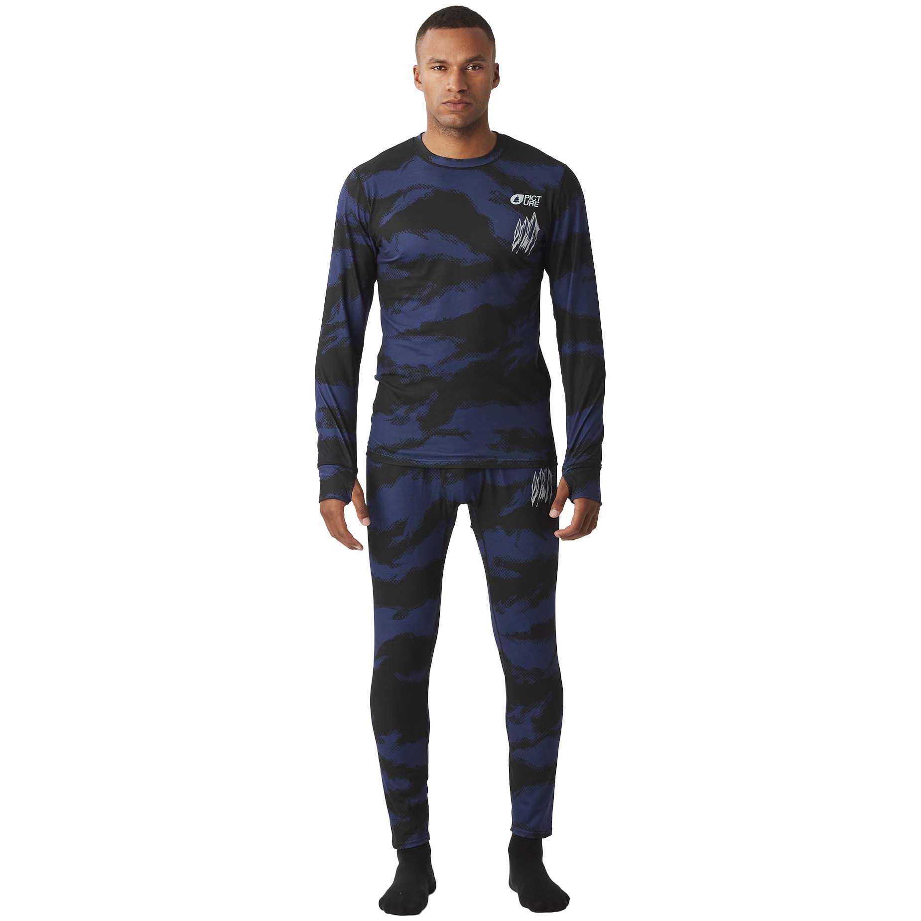 Picture Lhotse Printed Long Sleeve Base Layer Top