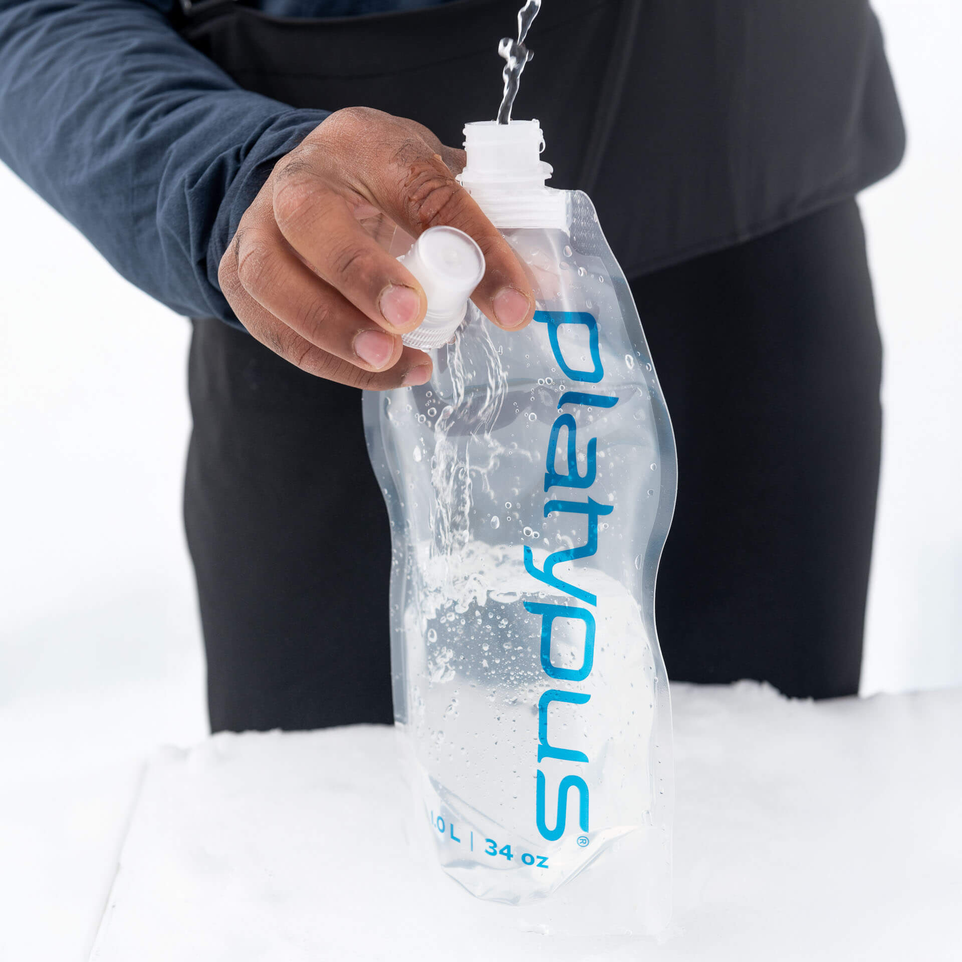 Platypus Softbottle Push Pull Cap Flexible Water Bottle