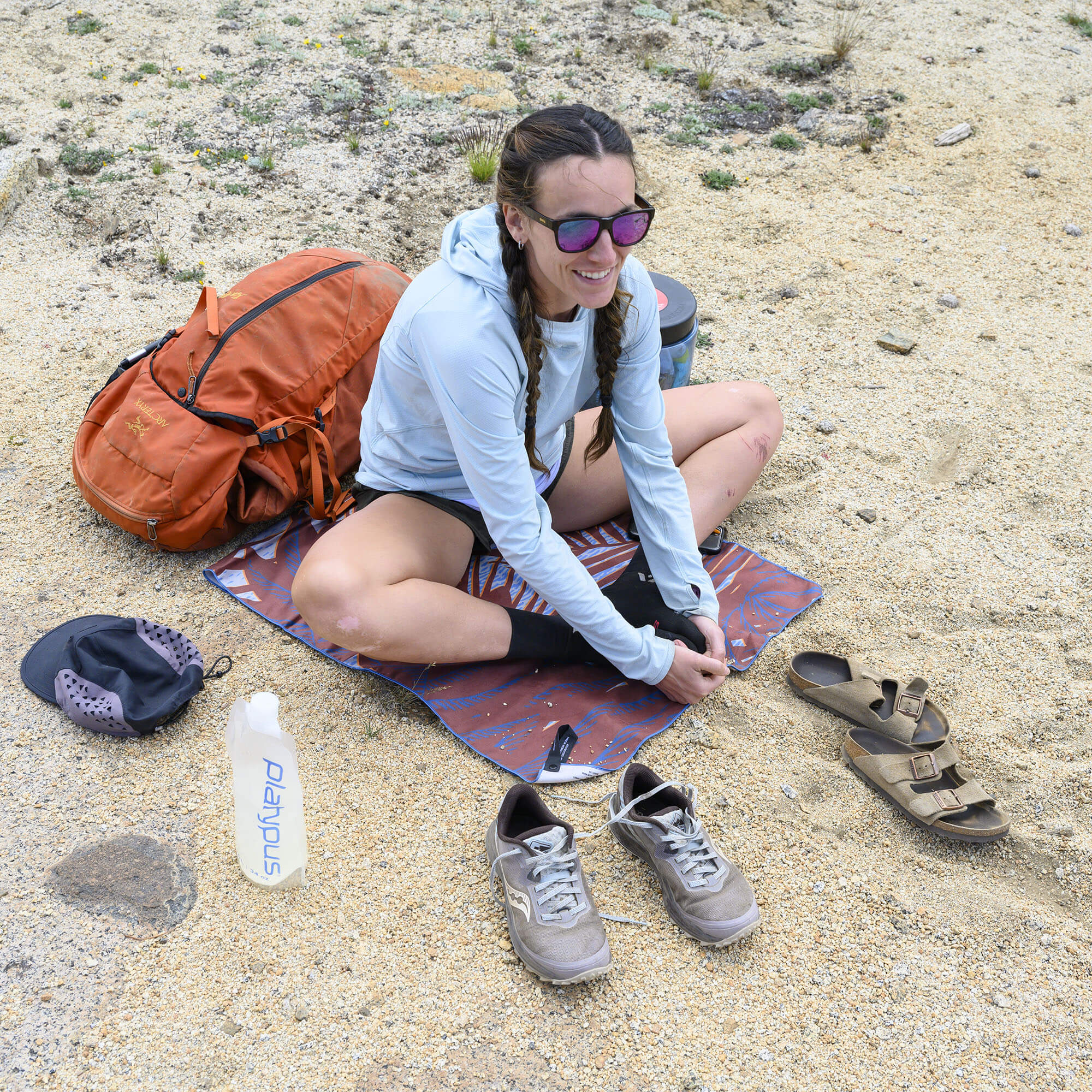Platypus Softbottle Push Pull Cap Flexible Water Bottle