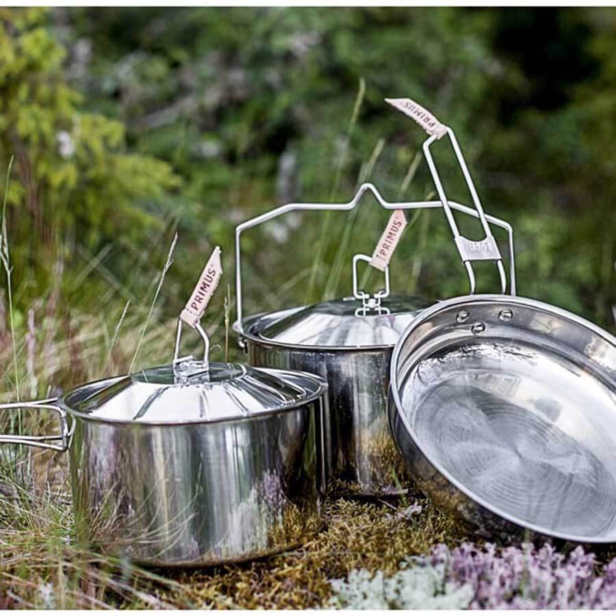 Primus Campfire Cookset Stainless Steel Camp Cookware