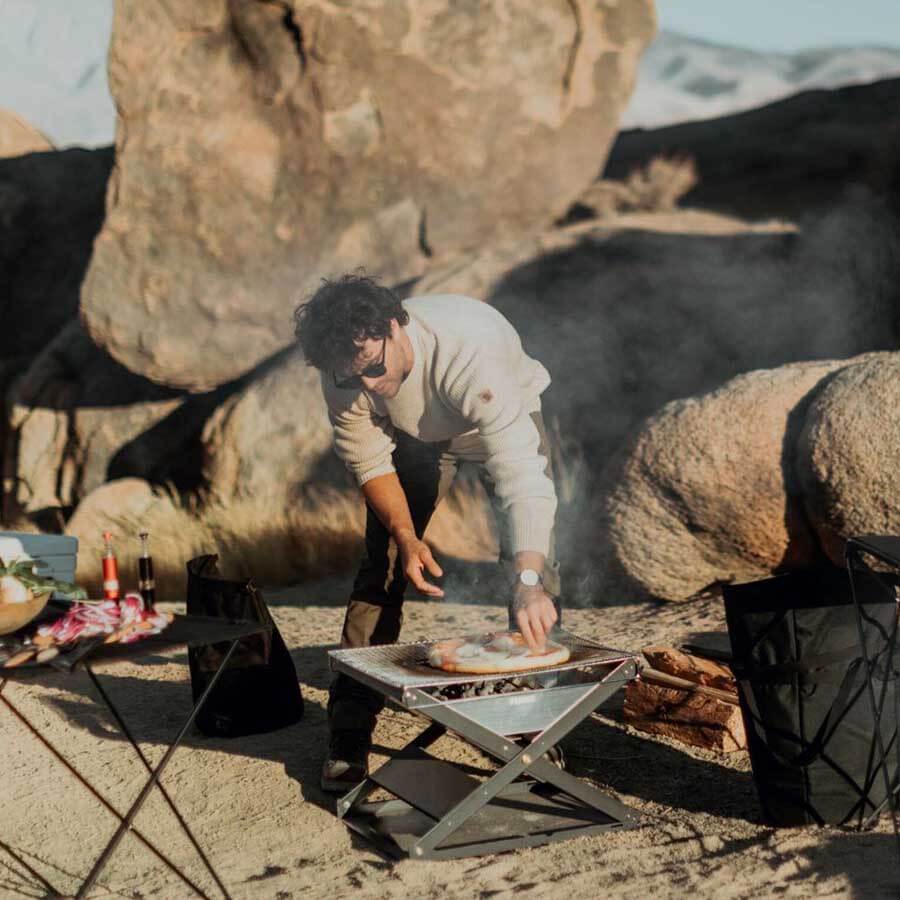 Primus Kamoto Openfire Pit Large Folding Camp Grill & Fireplace