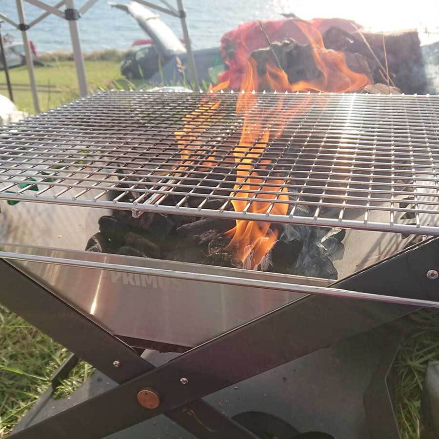 Primus Kamoto Openfire Pit Large Folding Camp Grill & Fireplace