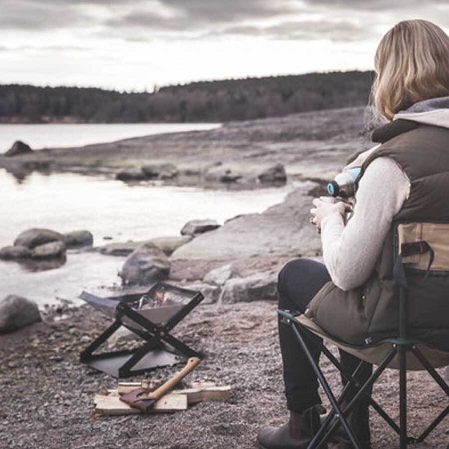 Primus Kamoto Openfire Pit Large Folding Camp Grill & Fireplace