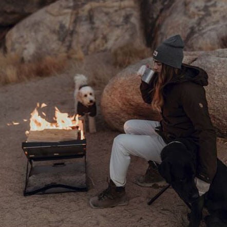 Primus Kamoto Openfire Pit Regular Folding Camp Grill & Fireplace