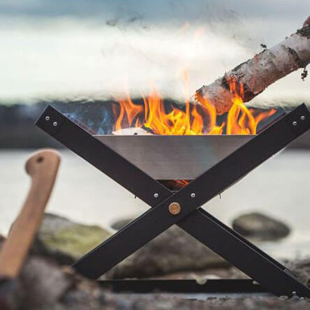 Primus Kamoto Openfire Pit Regular Folding Camp Grill & Fireplace