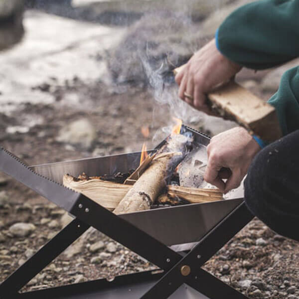 Primus Kamoto Openfire Pit Regular Folding Camp Grill & Fireplace