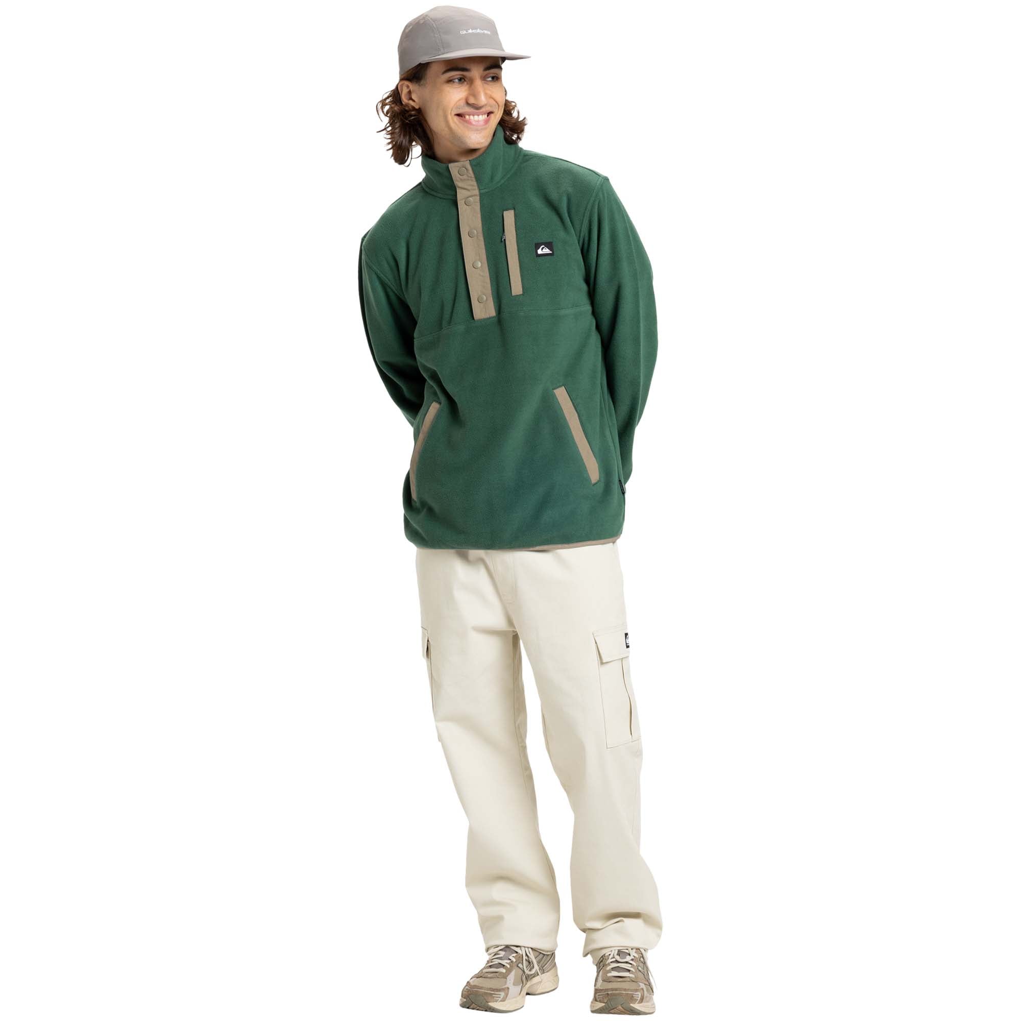 Quiksilver No Destination Full Zip Snowboard Fleece