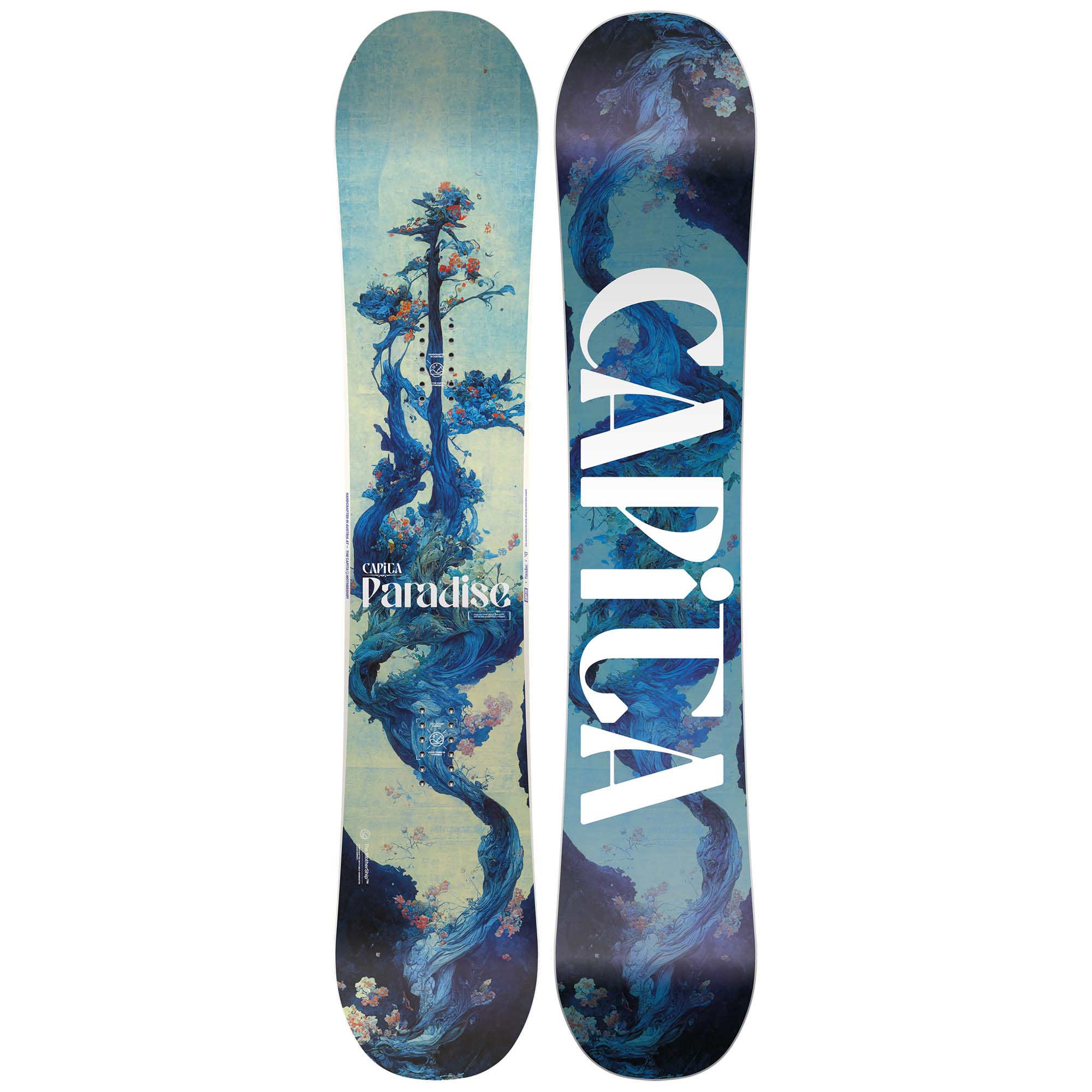 capita 2025 snowboard Women's Birds Of A Feather Wide 148W The resulting shape transforms tiring powder days into emotionally fulfilling outdoor experiences Capita Womens Paradise Wide Snowboard