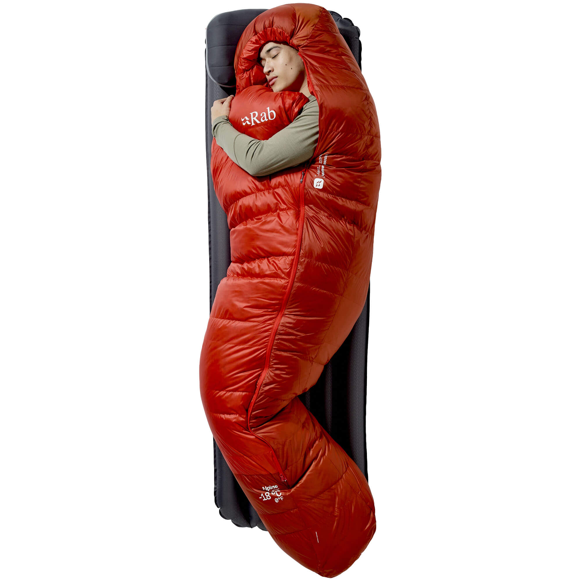 Rab Alpine -18C/0F Long Lightweight Down Sleeping Bag