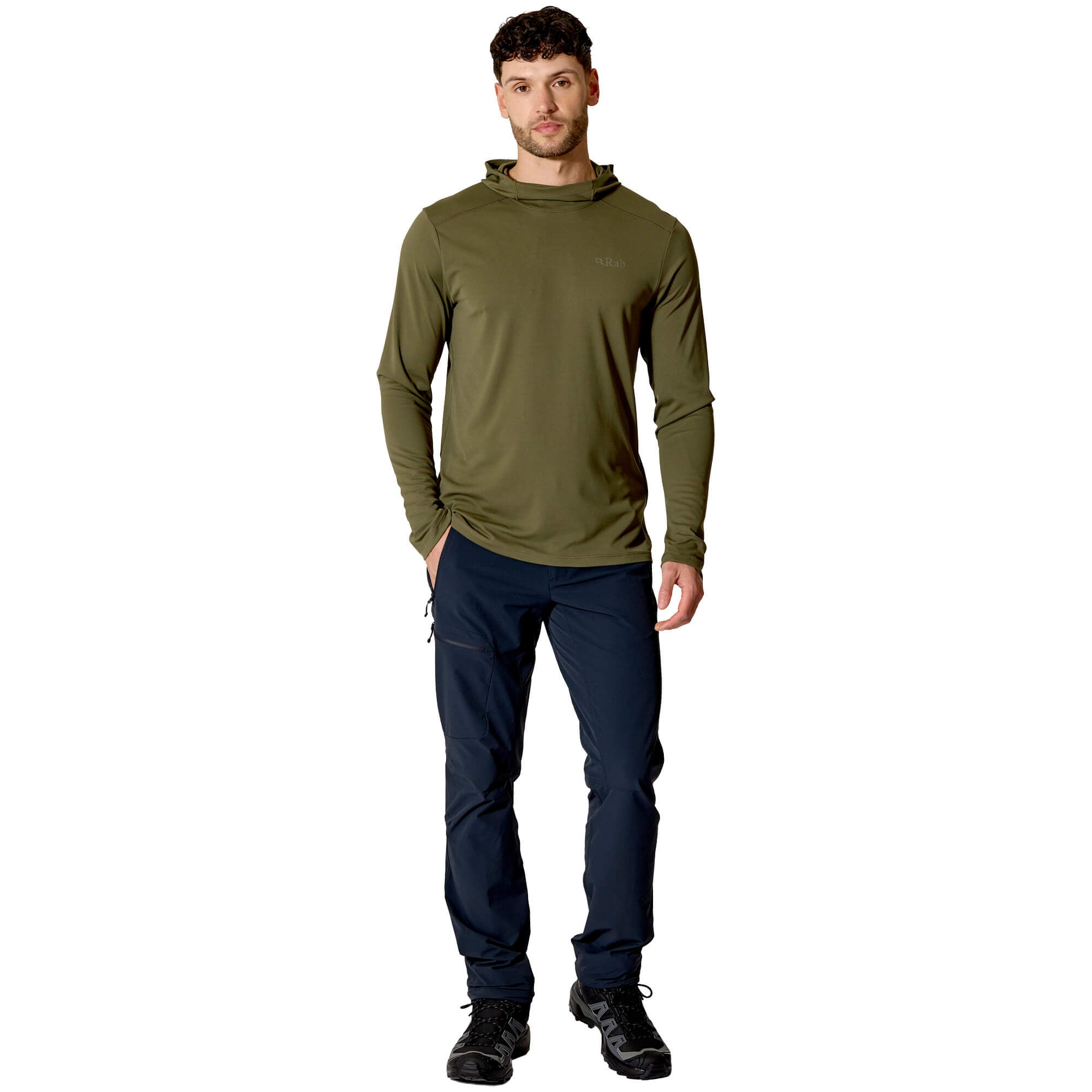 Rab Force Hooded Men's Long Sleeve T-Shirt