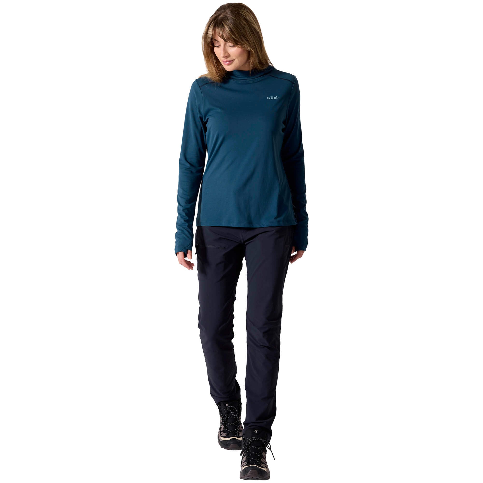 Rab Force Hooded Women's Long Sleeve T-Shirt