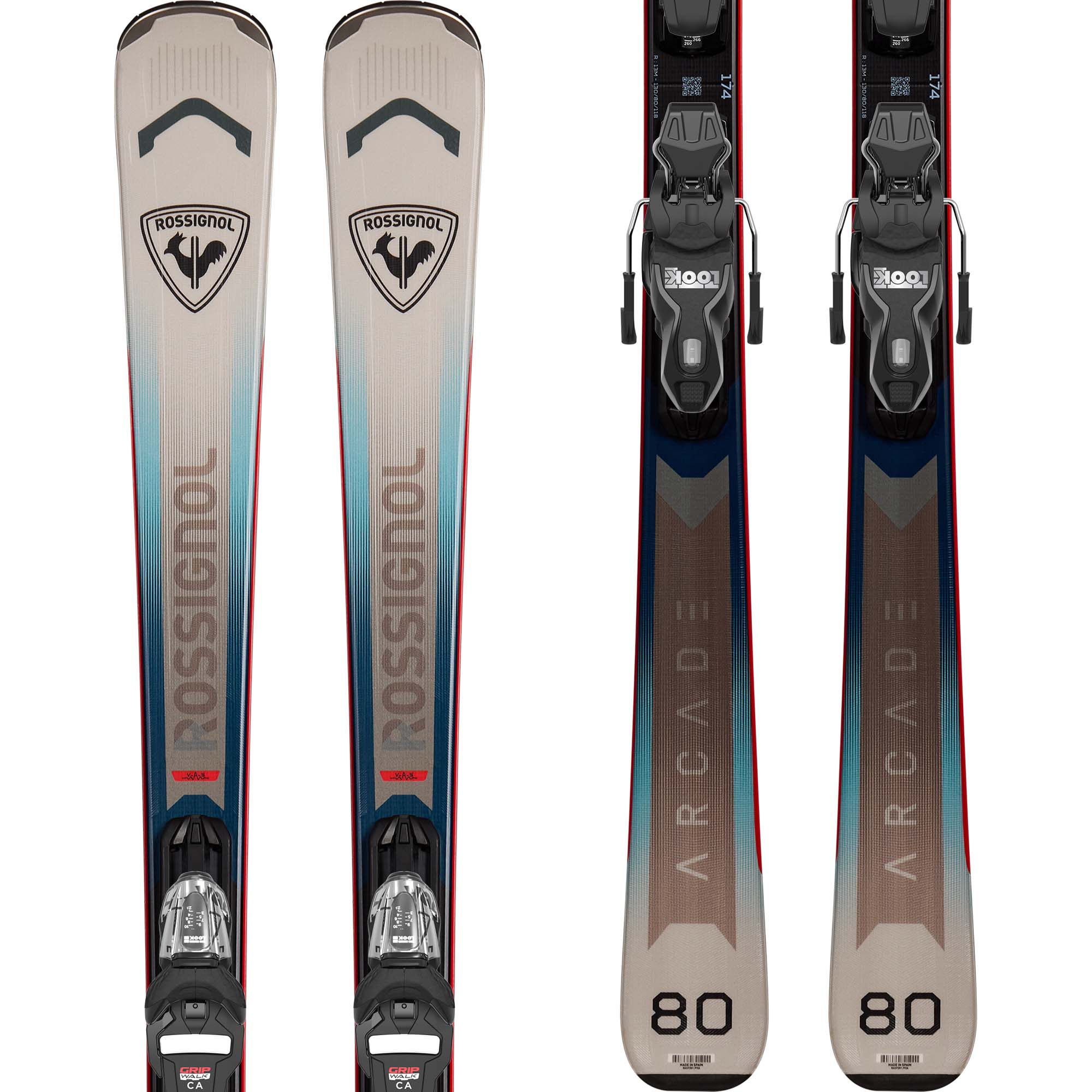 Rossignol Arcade 80 / Xpress 10 GripWalk Skis 2026