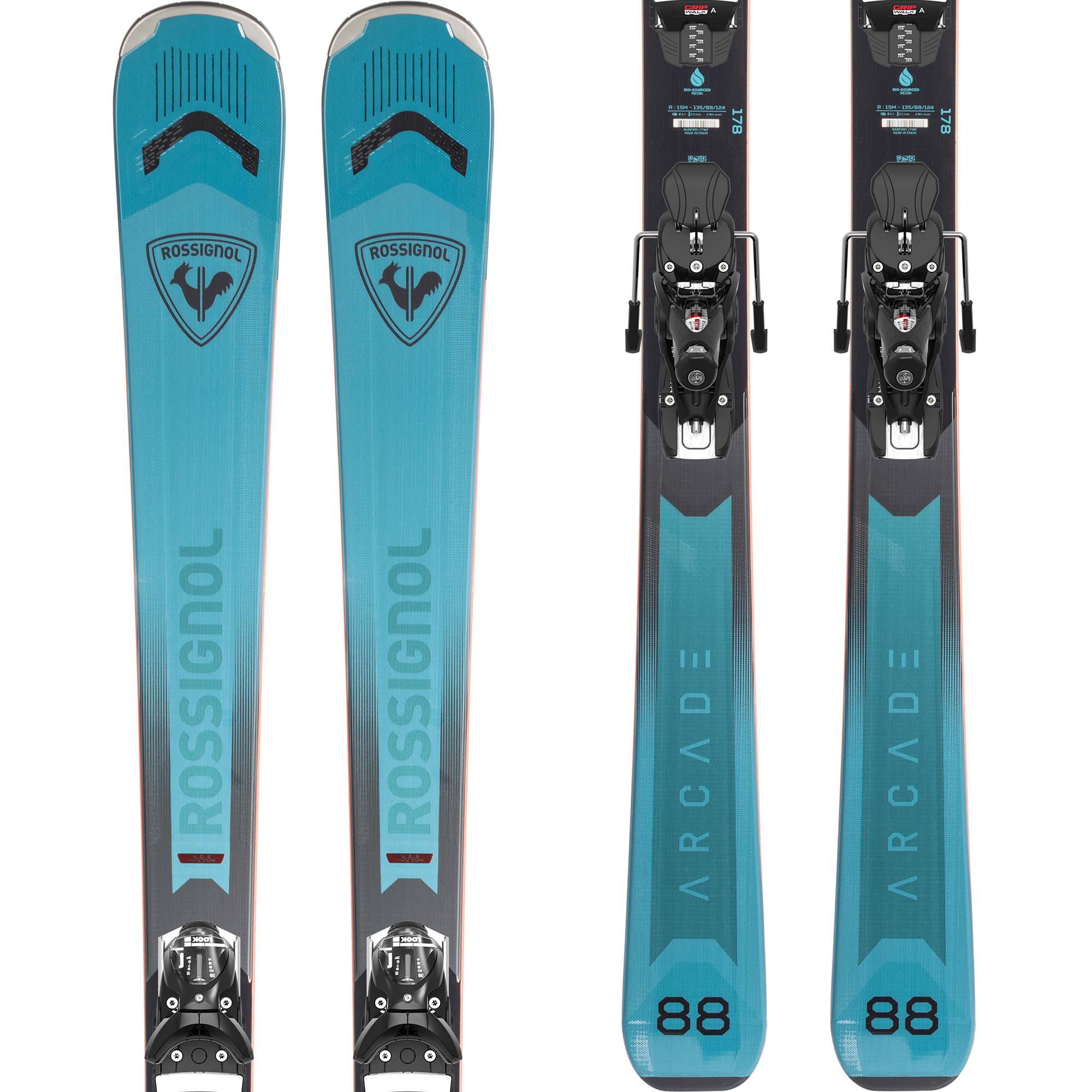Rossignol Arcade 88 / Spx 12 GripWalk Skis 2026 | Absolute-Snow