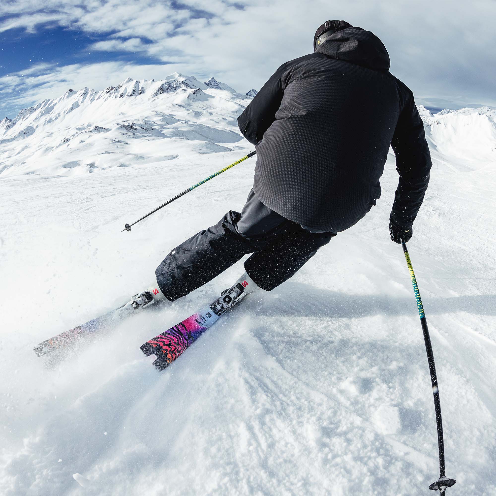 Salomon Addikt Pro 66 Skis + MI12 GripWalk Bindings