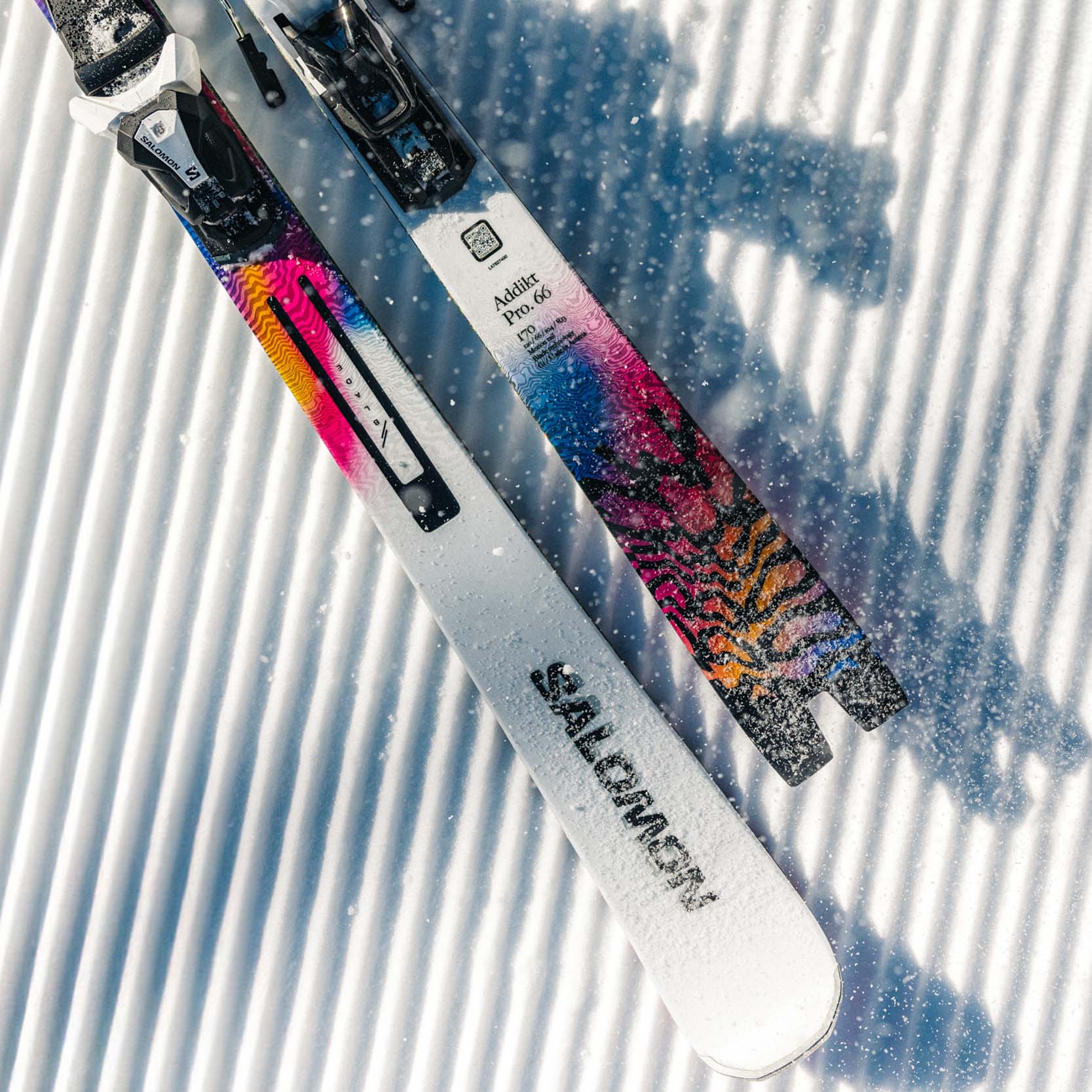 Salomon Addikt Pro 66 Skis + MI12 GripWalk Bindings