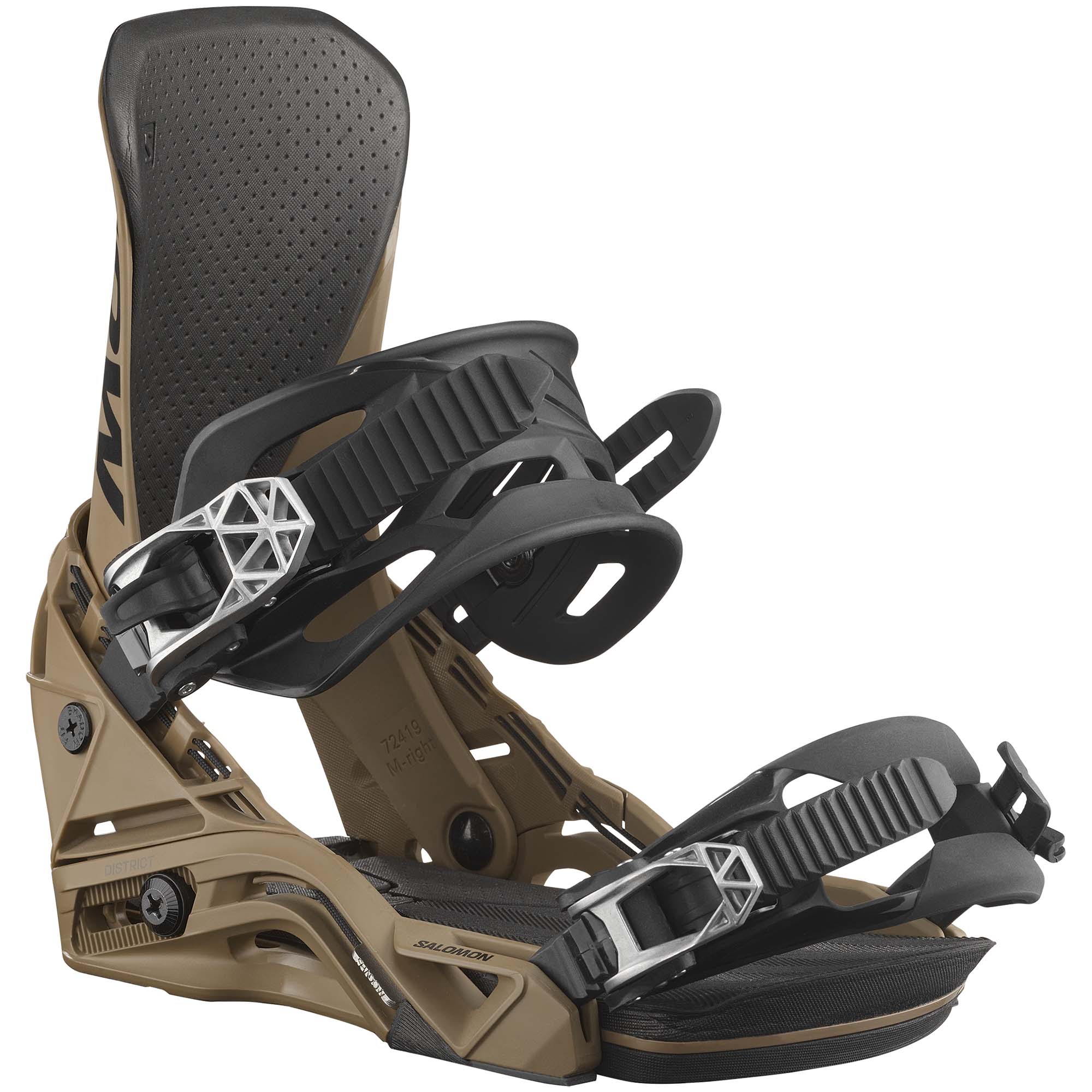 SALOMON DISTRICT BLACK ビンディング M SALOMON DISTRICT 黒色 DISTRICT Men's Snowboard Bindings