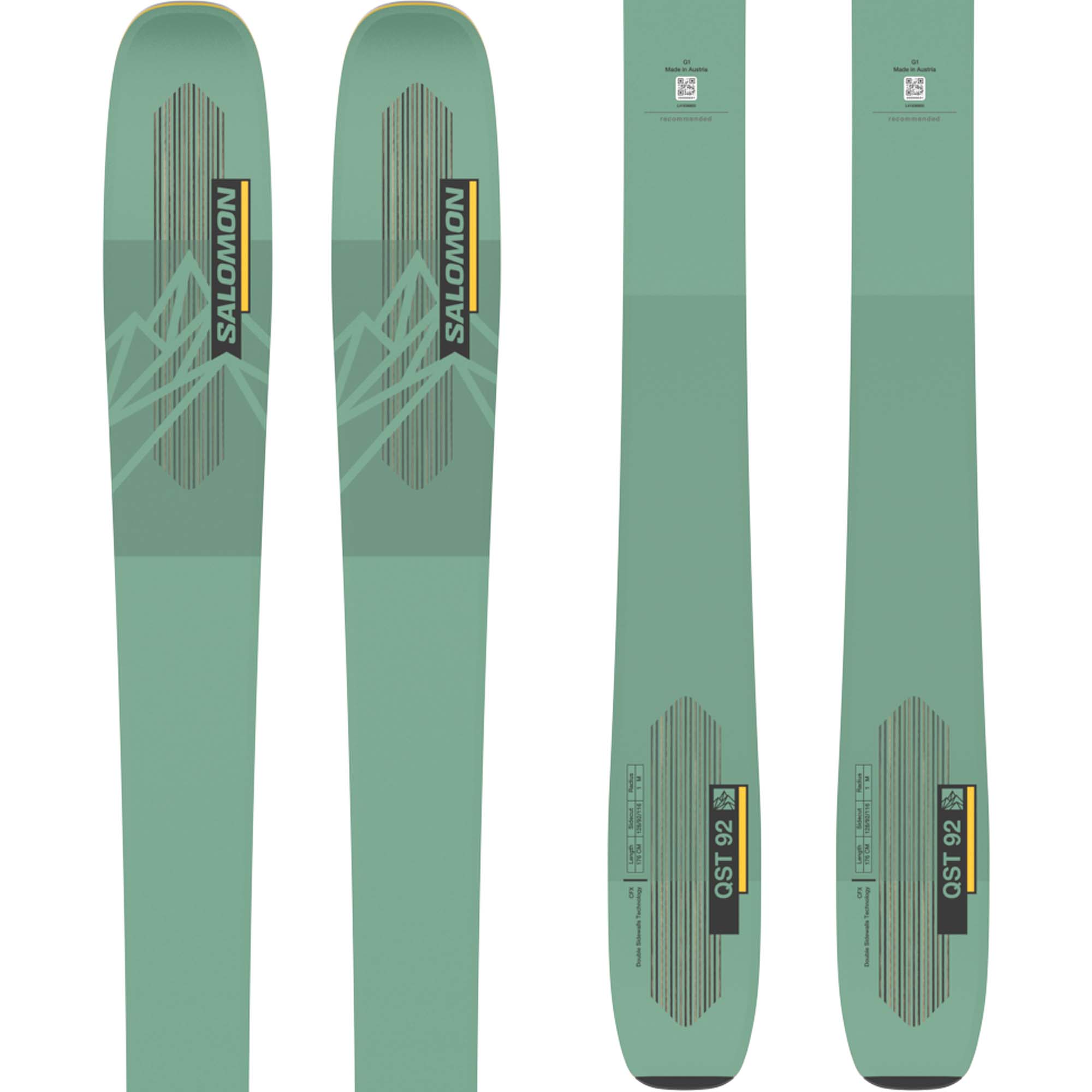 Miss Drilled Salomon QST 92 Skis
