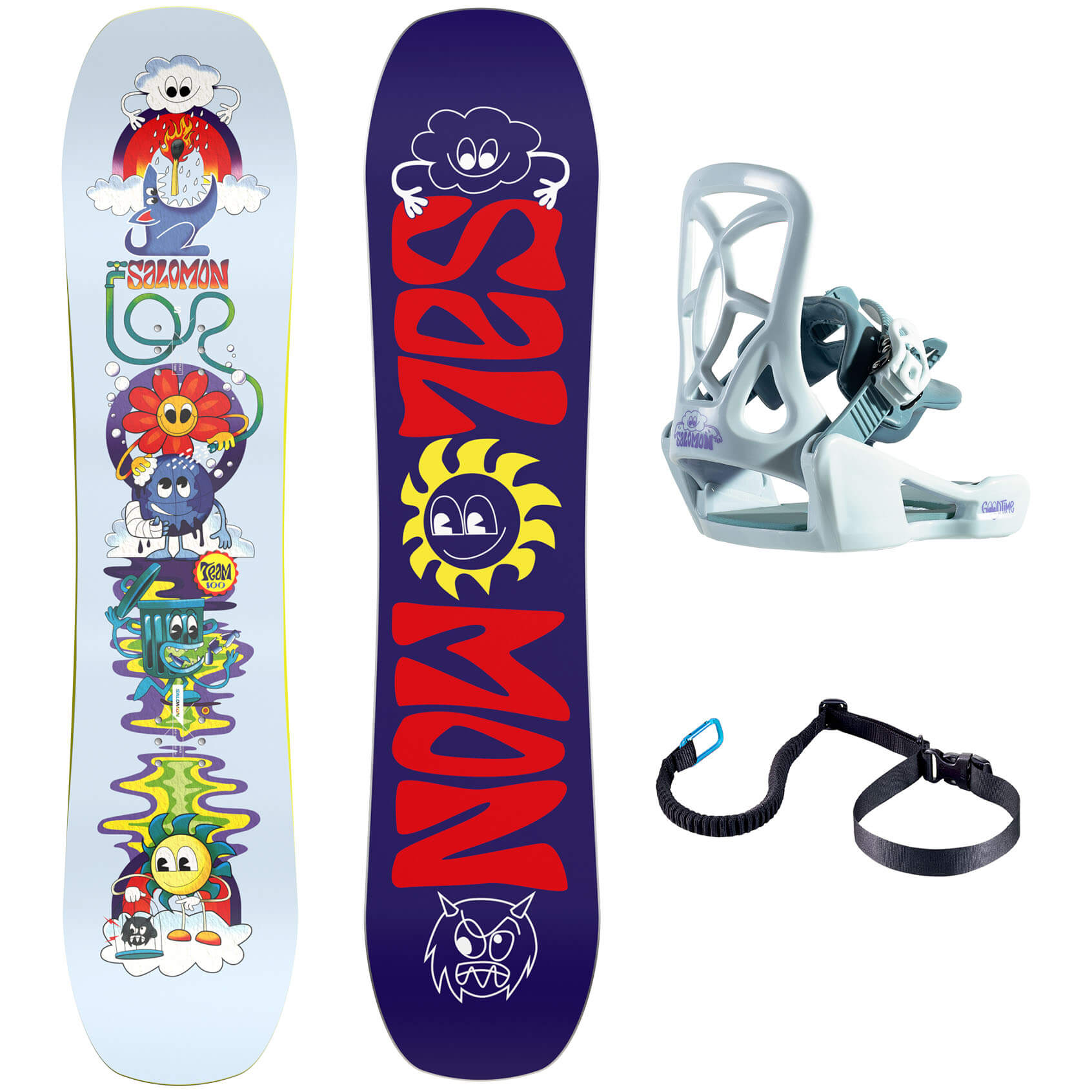 Salomon Team Package Kids' Snowboard Package + Goodtime XXS Bindings