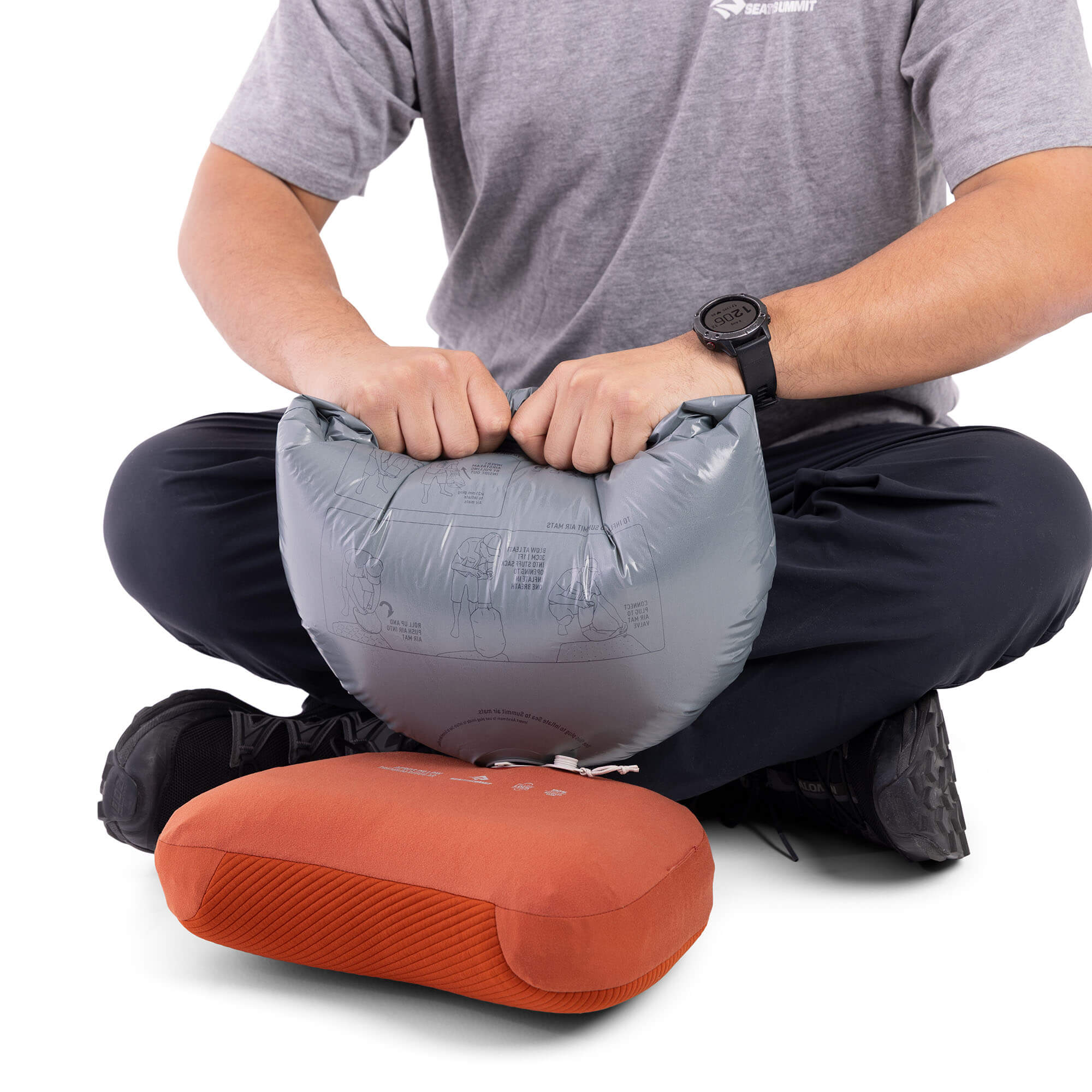 Sea to Summit Aeros Premium Inflatable Camping Pillow Large