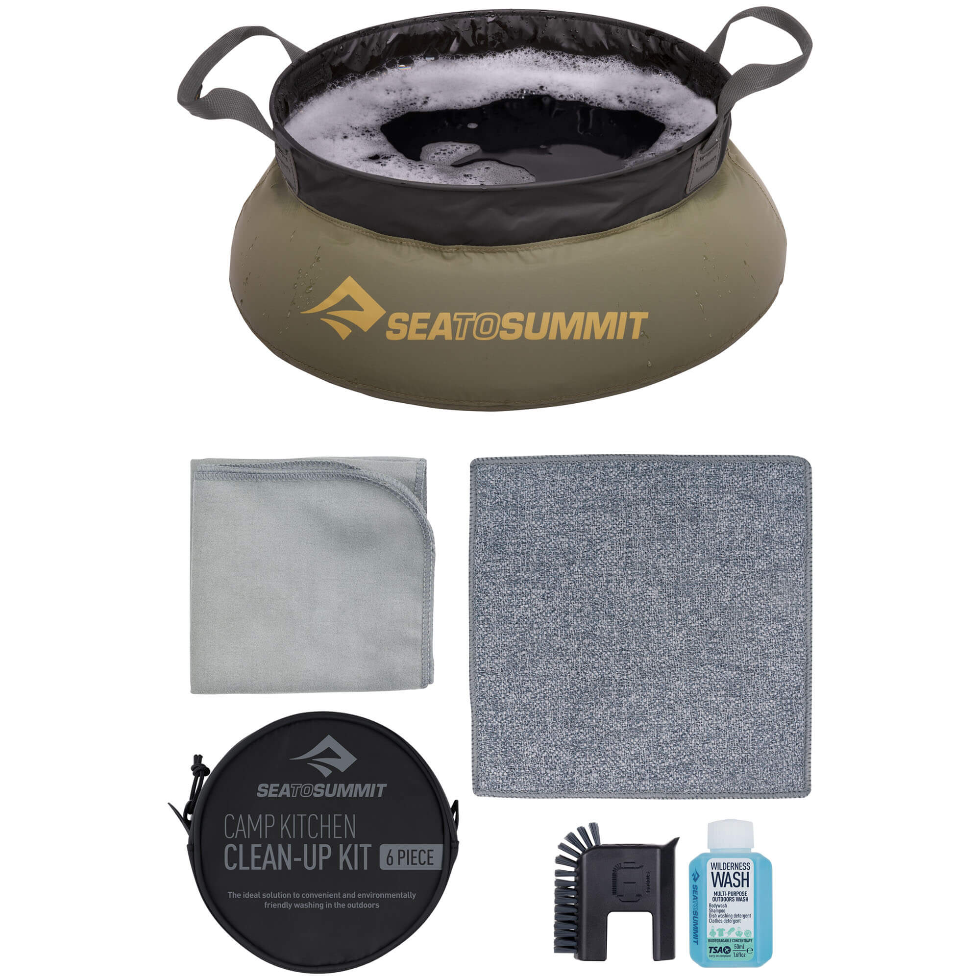 Sea to Summit Camp Kitchen Clean Up Kit Washing Up Set