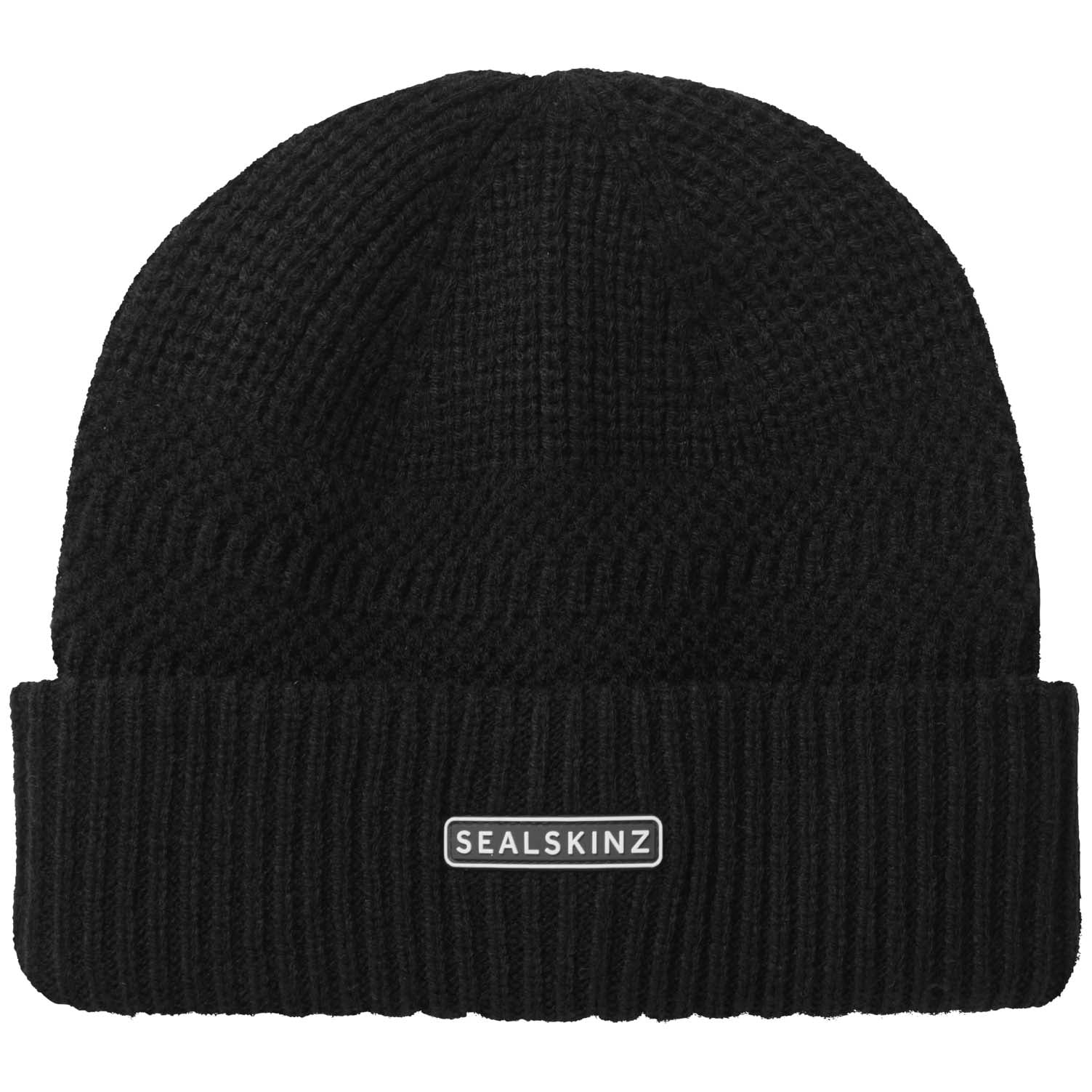 Sealskinz Gressenhall Cold Weather Textured Stripe Roll Cuff Unisex Beanie