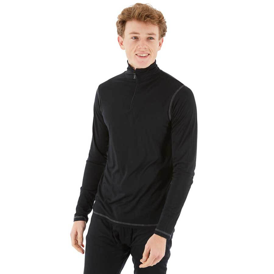 Silkbody Silkspun Zip Neck L/S Baselayer Top
