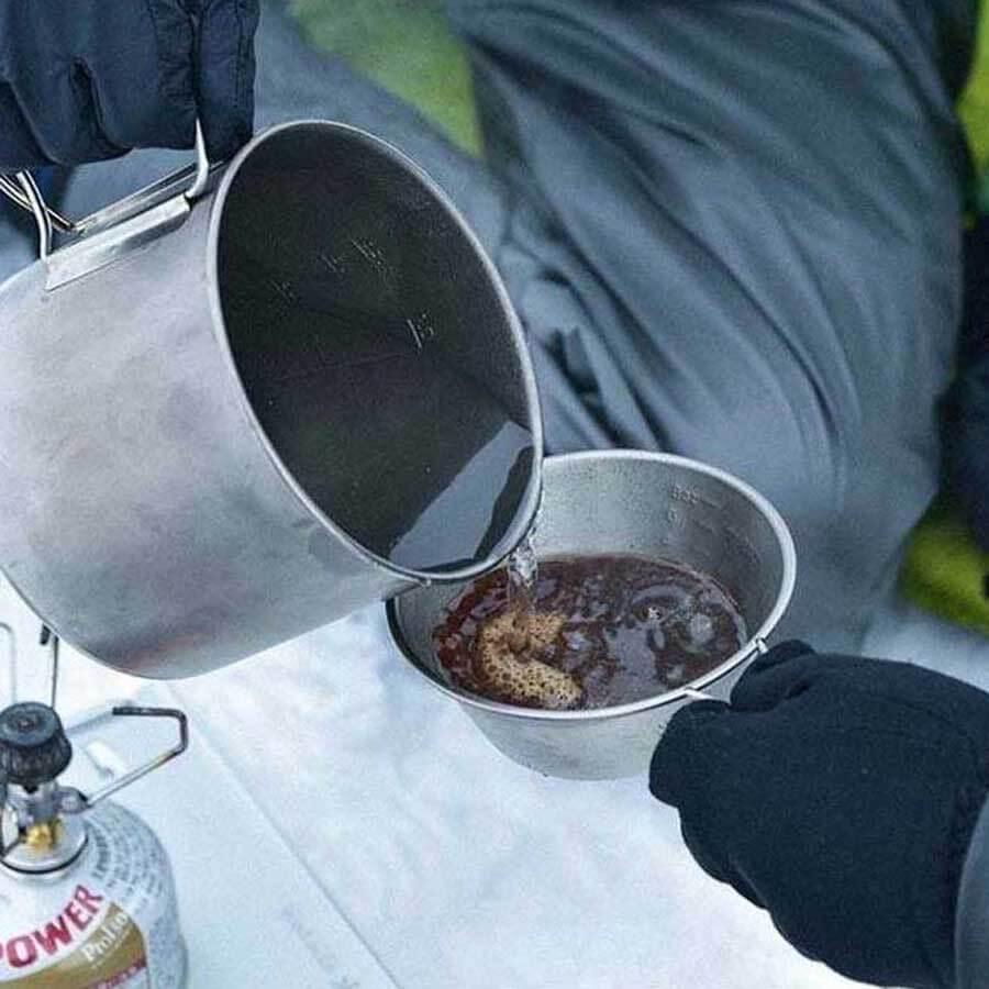 Snow Peak Backpackers Cup Stainless Steel Camping Bowl/Cup