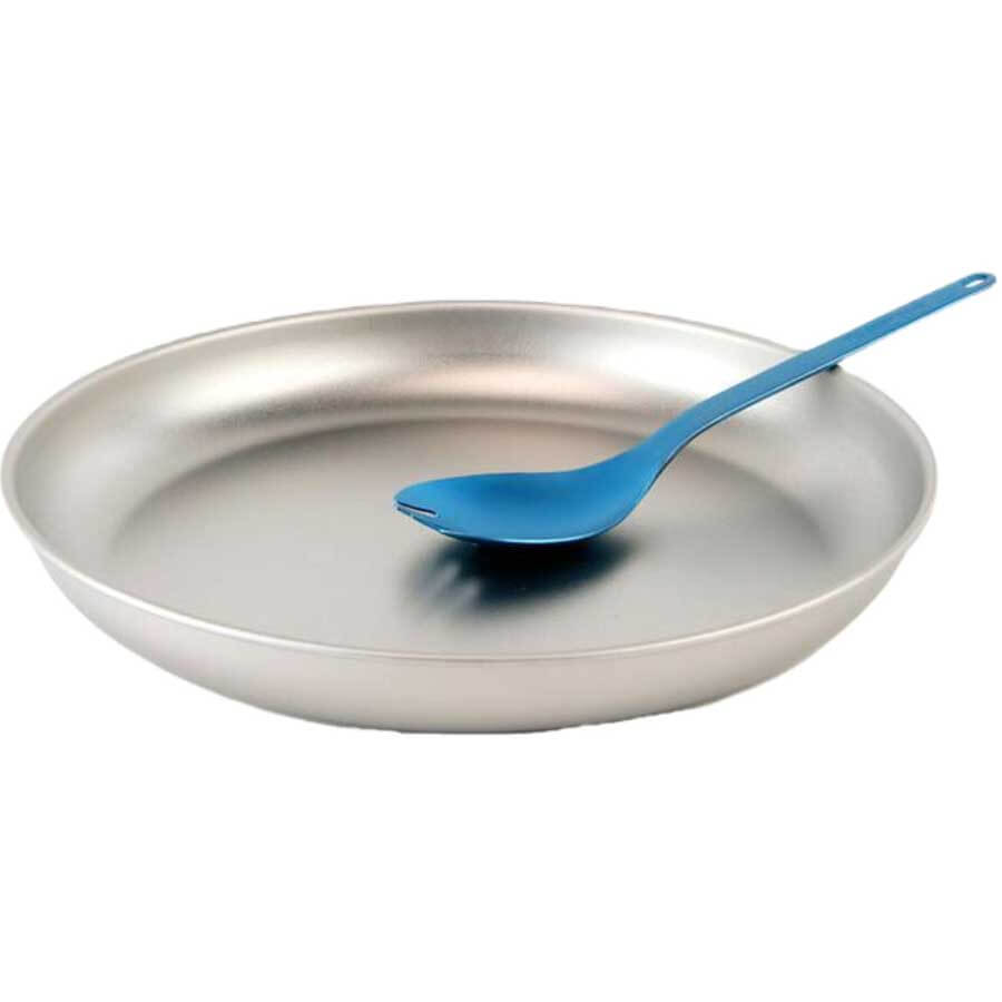 Snow Peak Titanium Trek Plate Ultralight Camping Tableware