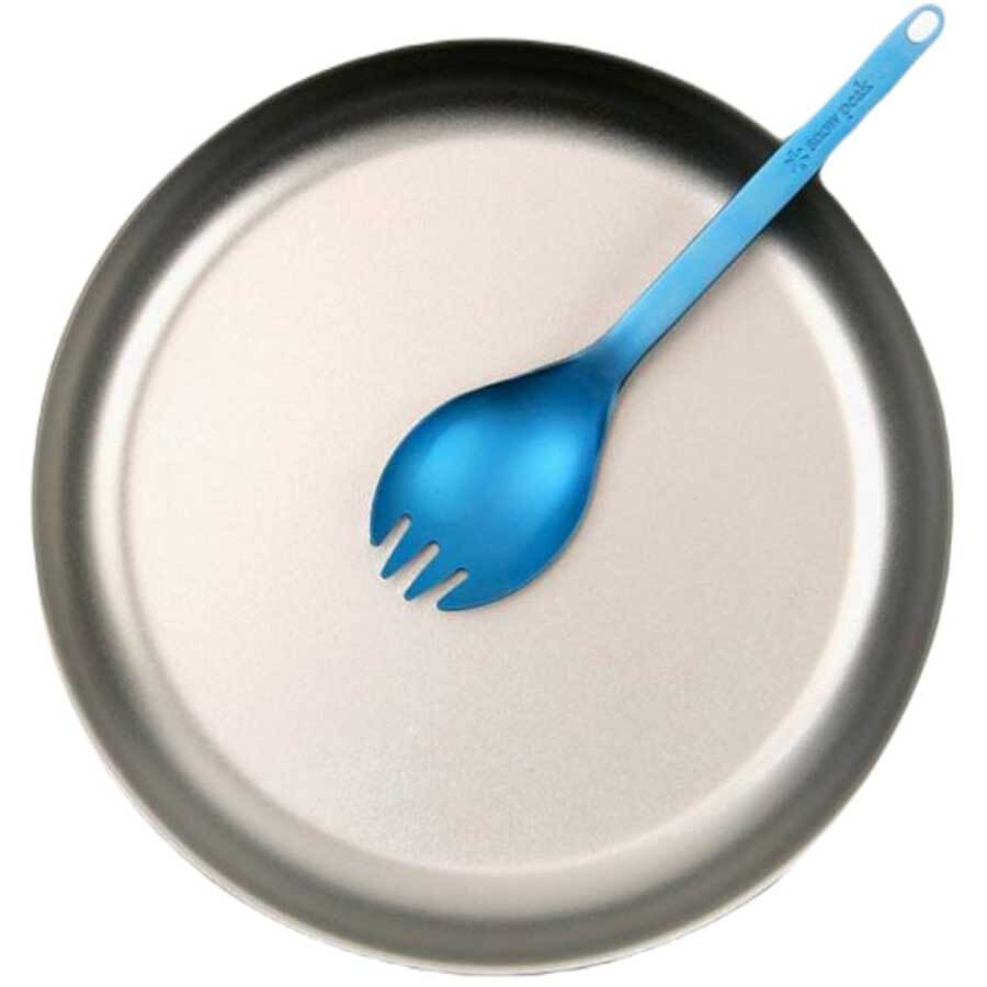 Snow Peak Titanium Trek Plate Ultralight Camping Tableware