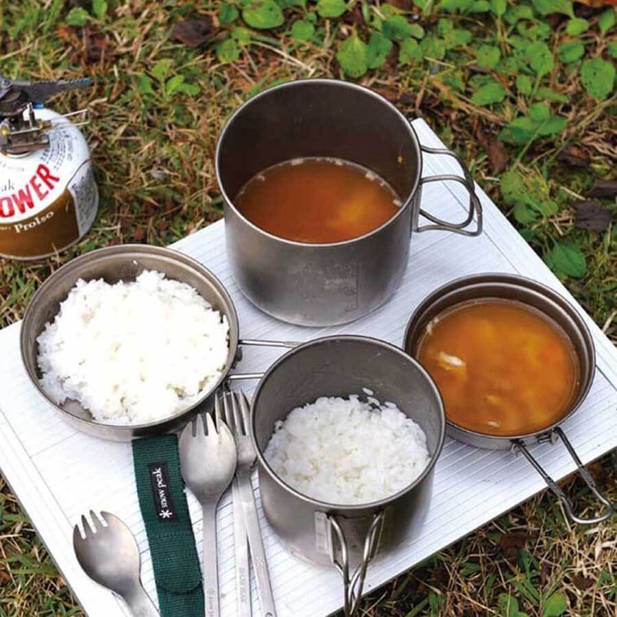 Snow Peak Trek 1400 Aluminium Lightweight Camping Cookware