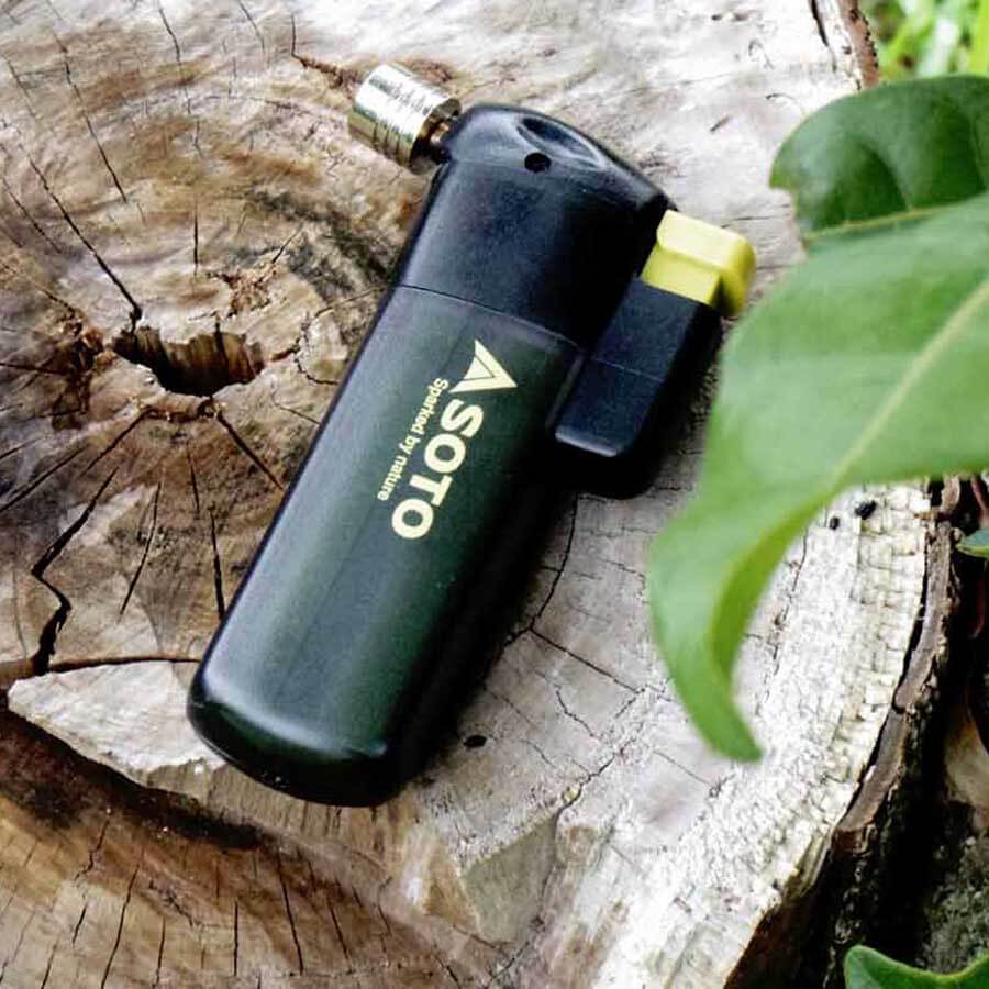 Soto Pocket Torch + Refillable Lighter Wind-Resistant Lighter