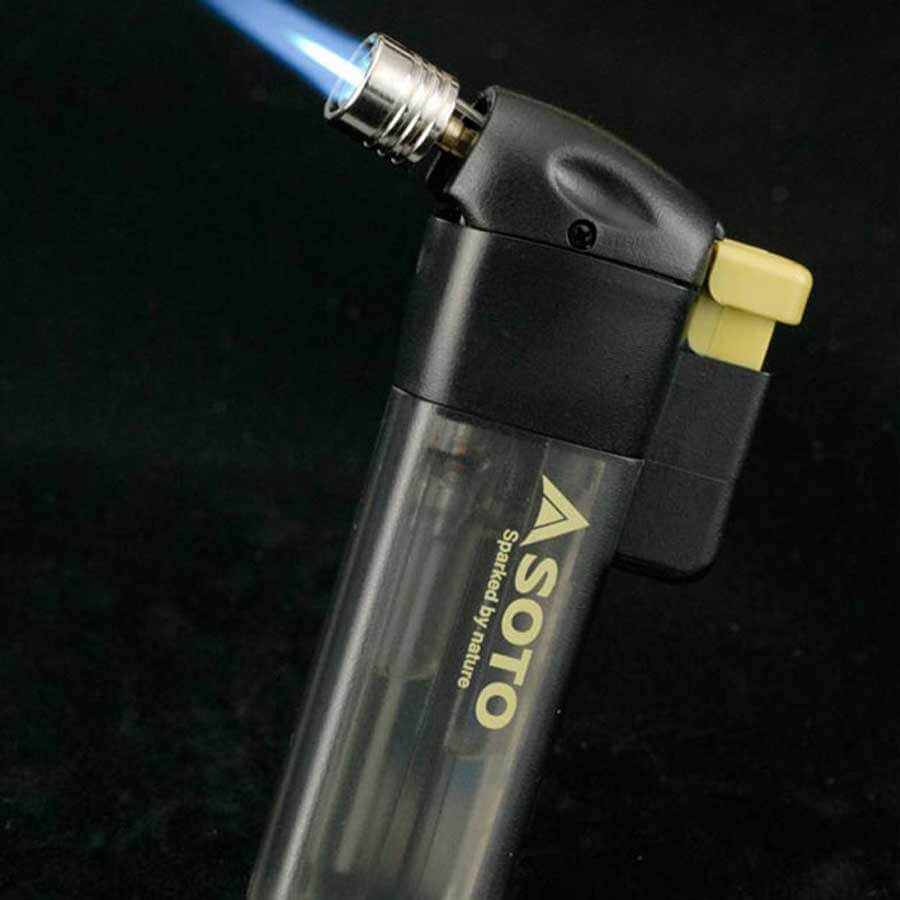 Soto Pocket Torch + Refillable Lighter Wind-Resistant Lighter
