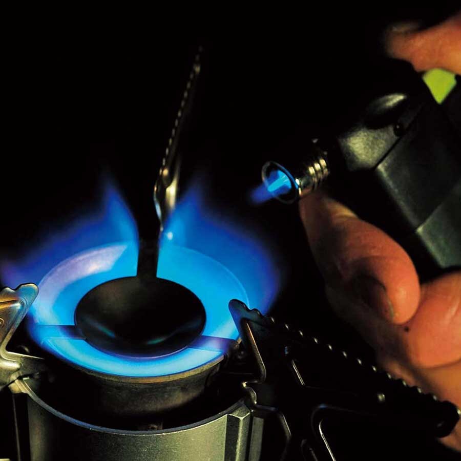 Soto Pocket Torch + Refillable Lighter Wind-Resistant Lighter