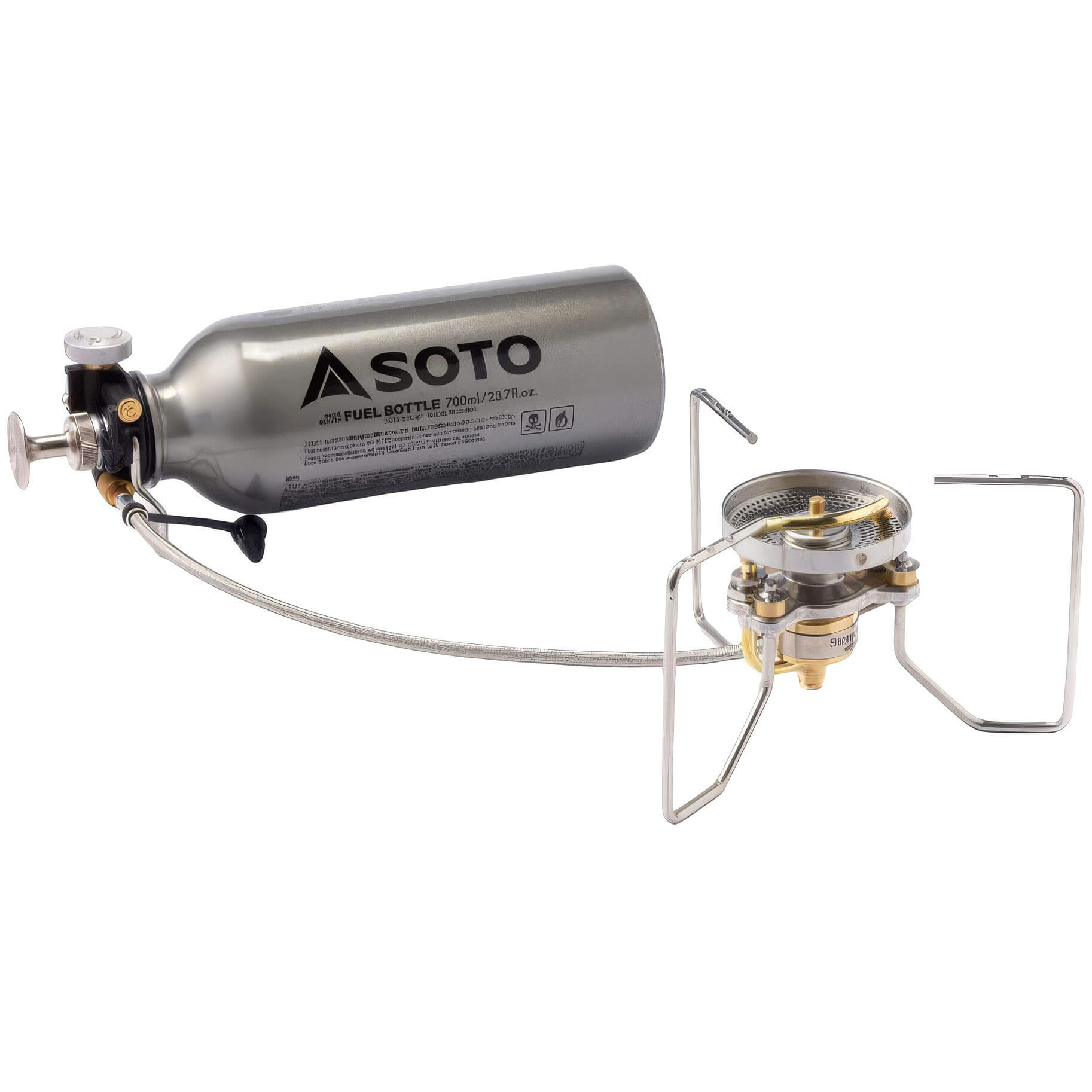 Soto Stormbreaker Stove + Fuel Bottle Multifuel Expedition Stove