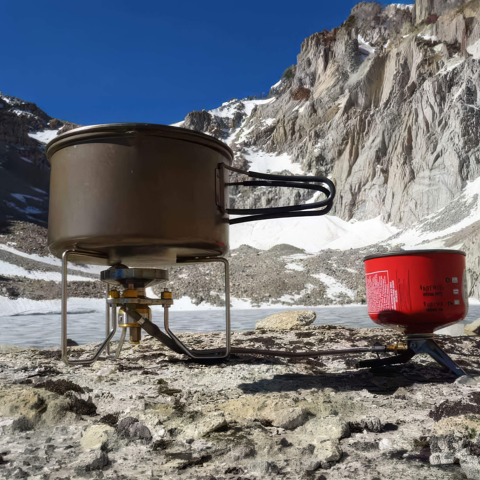 Soto Stormbreaker Stove + Fuel Bottle Multifuel Expedition Stove