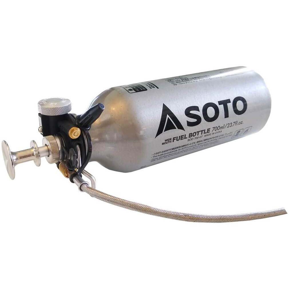 Soto Stormbreaker Stove + Fuel Bottle Multifuel Expedition Stove