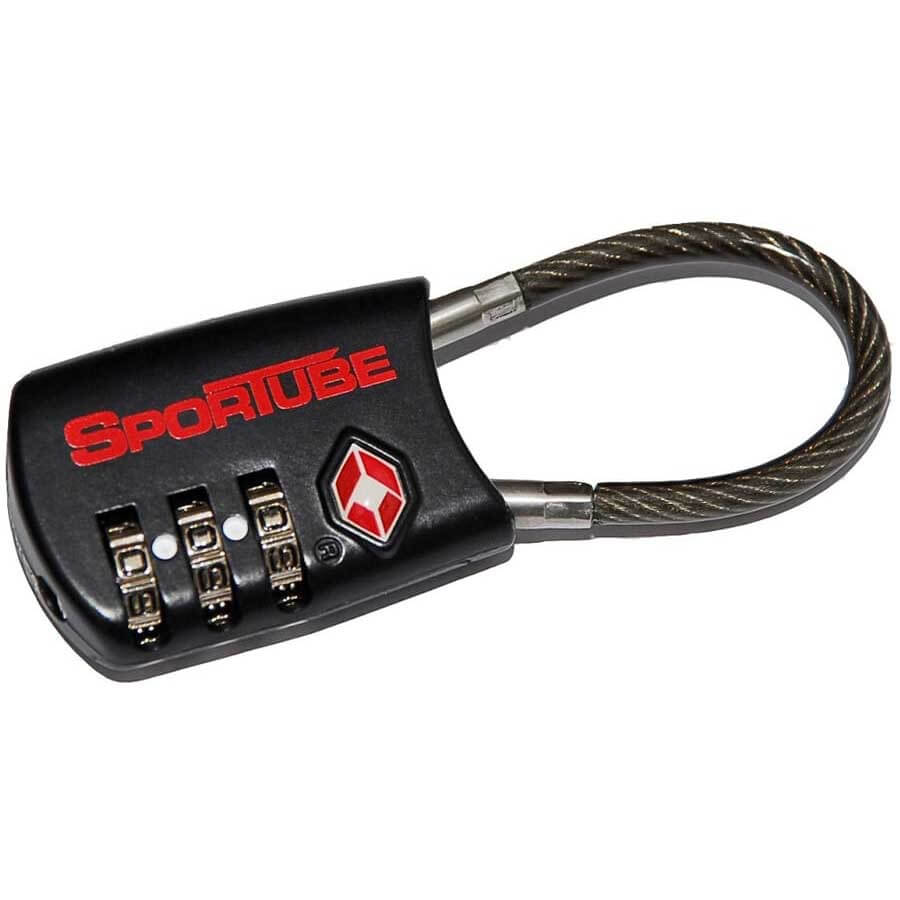 Sportube TSA 3 Digit Combination Cable Lock