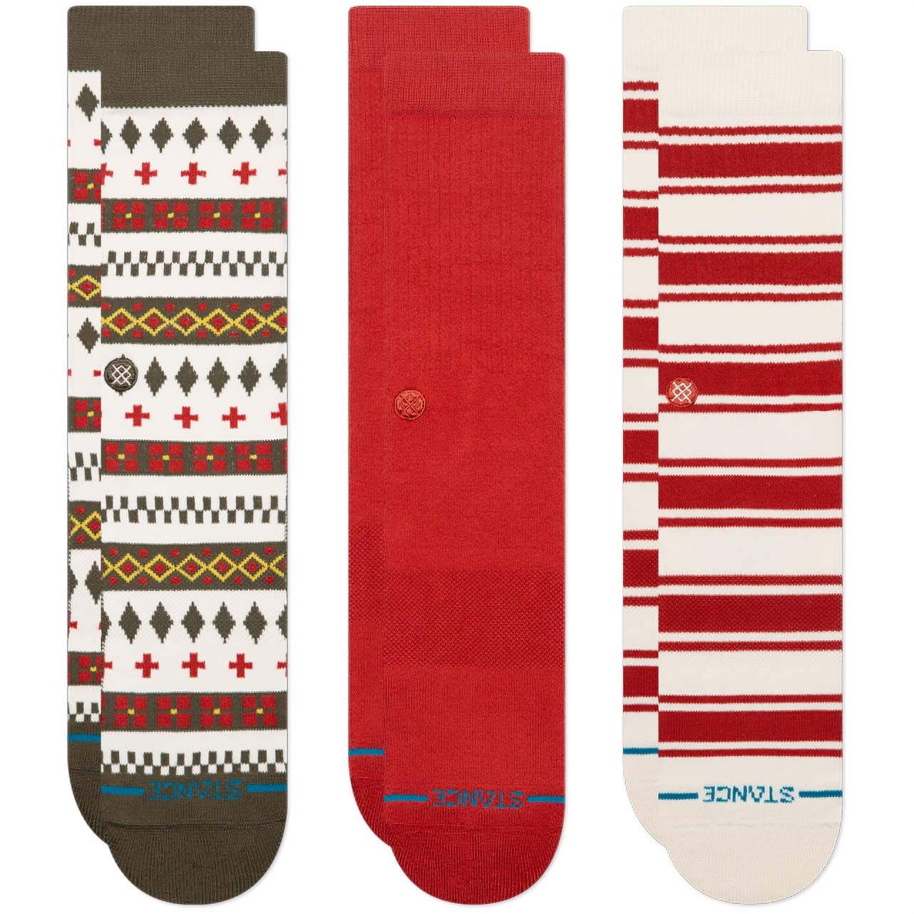Stance Cabin Days 3 Pack Crew Casual Crew Socks