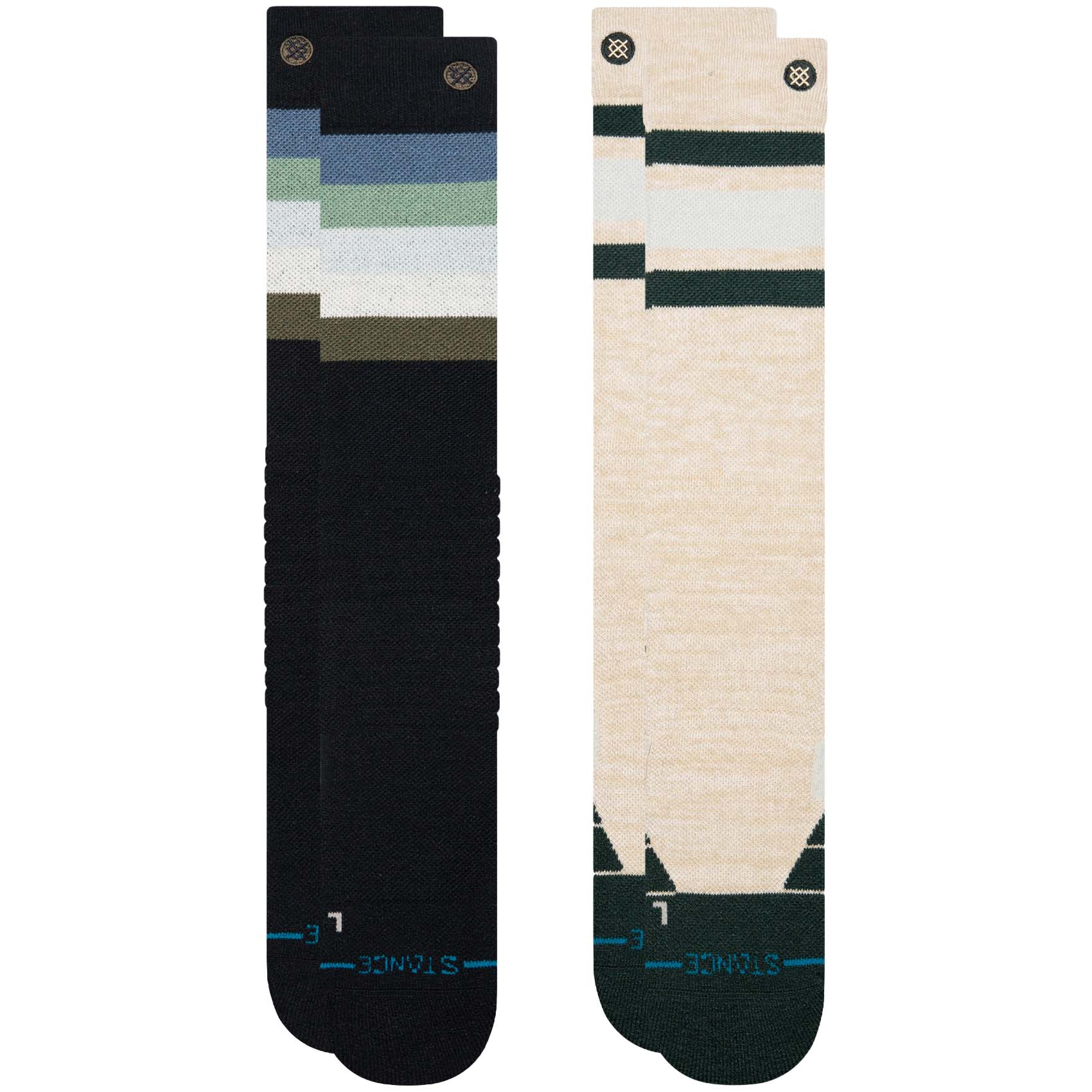 Stance Maliboo Mid Wool 2 Pack Ski/Snowboard Socks