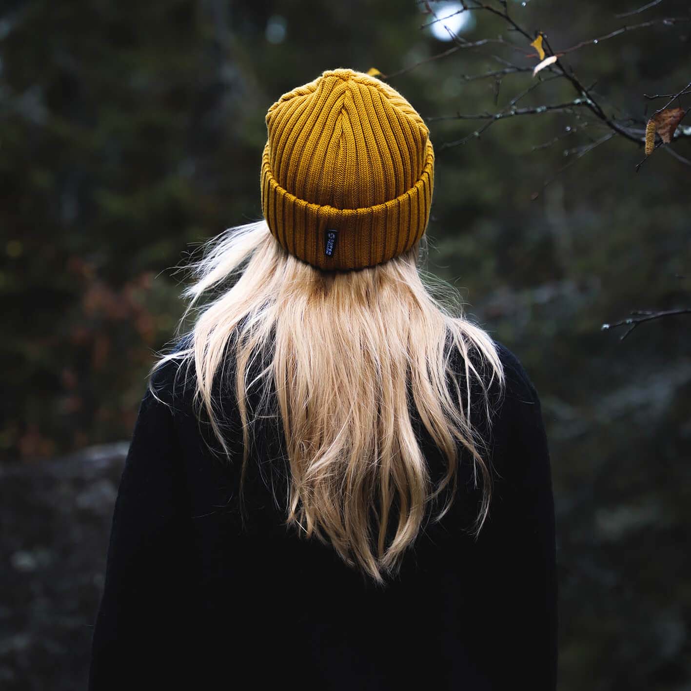 Super Yellow Beam Unisex Merino Wool Beanie