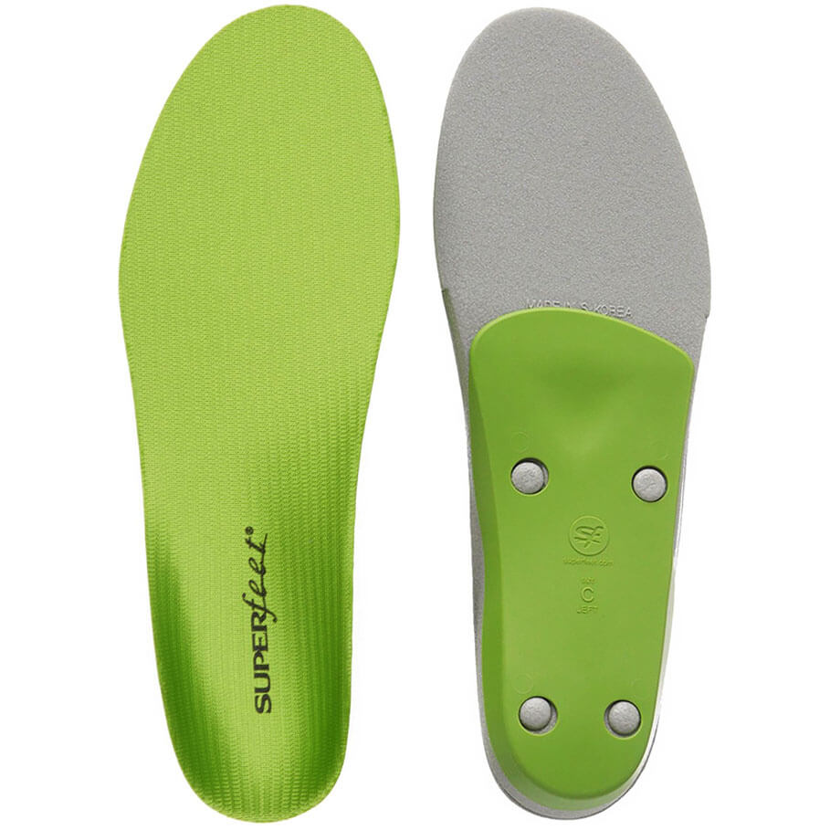 Superfeet All-Purpose Support High Arch (Green) Performance Running/Hiking Insoles