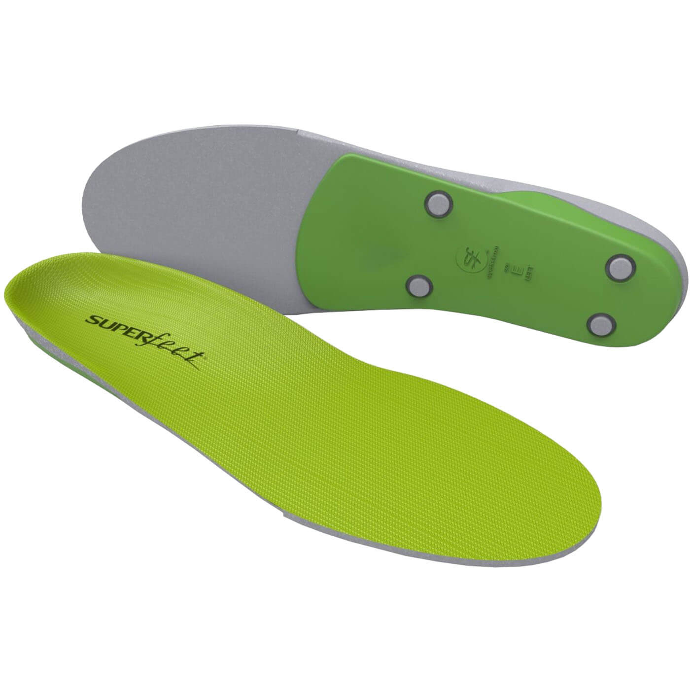 Superfeet All-Purpose Support High Arch (Green) Performance Running/Hiking Insoles